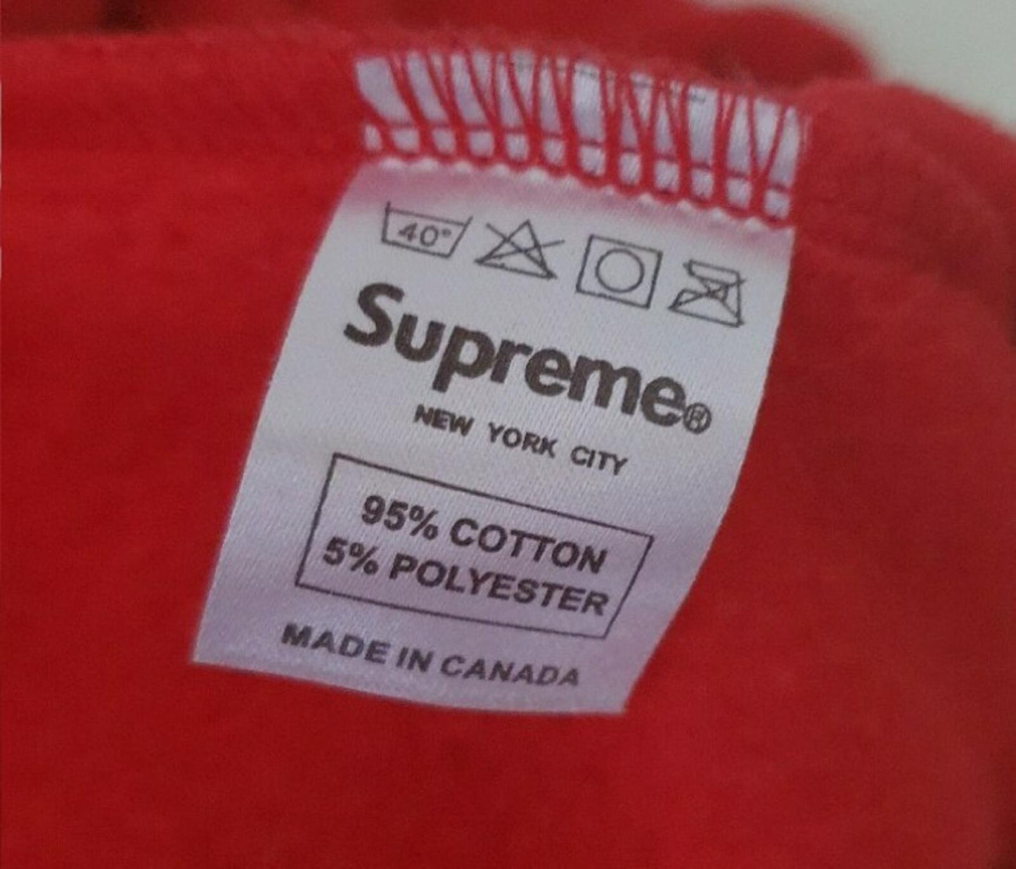 FW06 Supreme x Public Enemy Full Zip Hooded Sweatshirt Red Size L