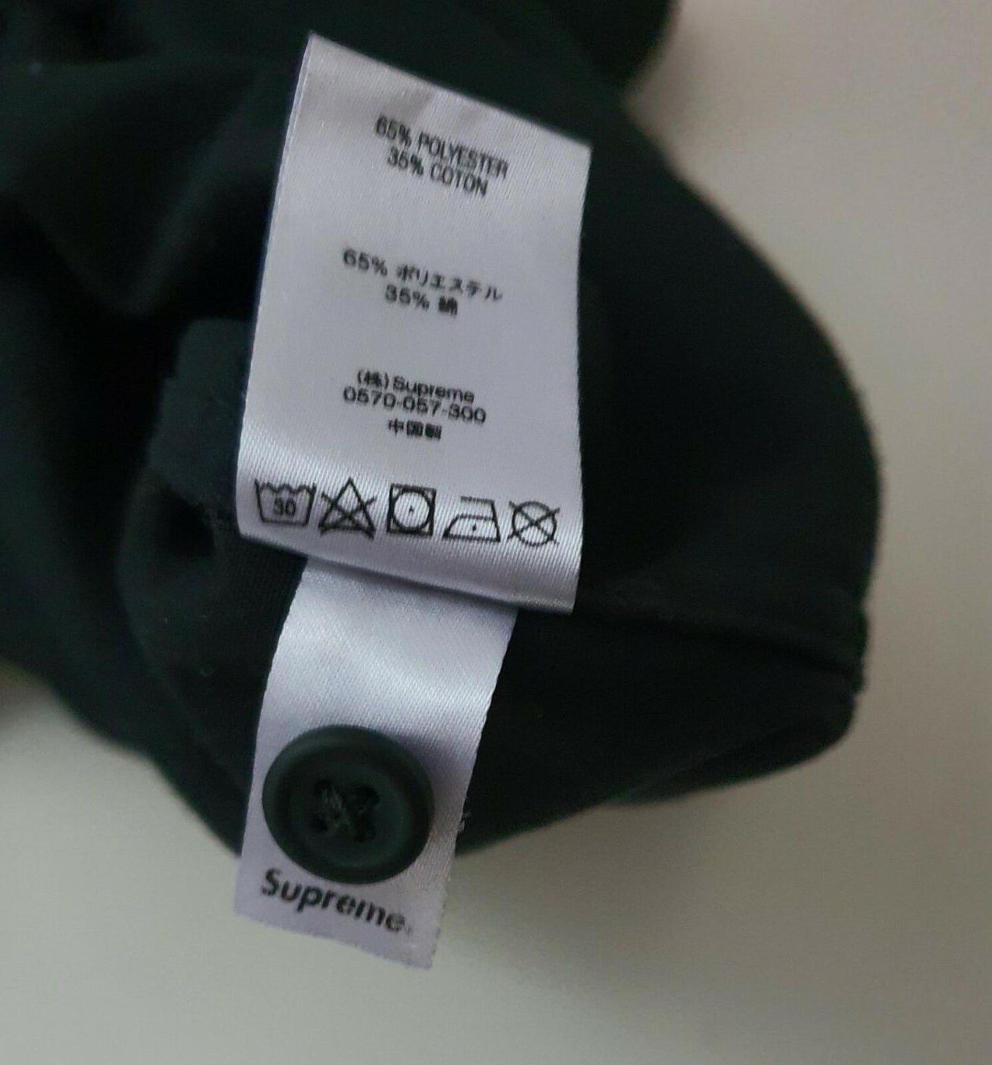 SS19 Supreme Racing Logo Work Shirt Black Size M