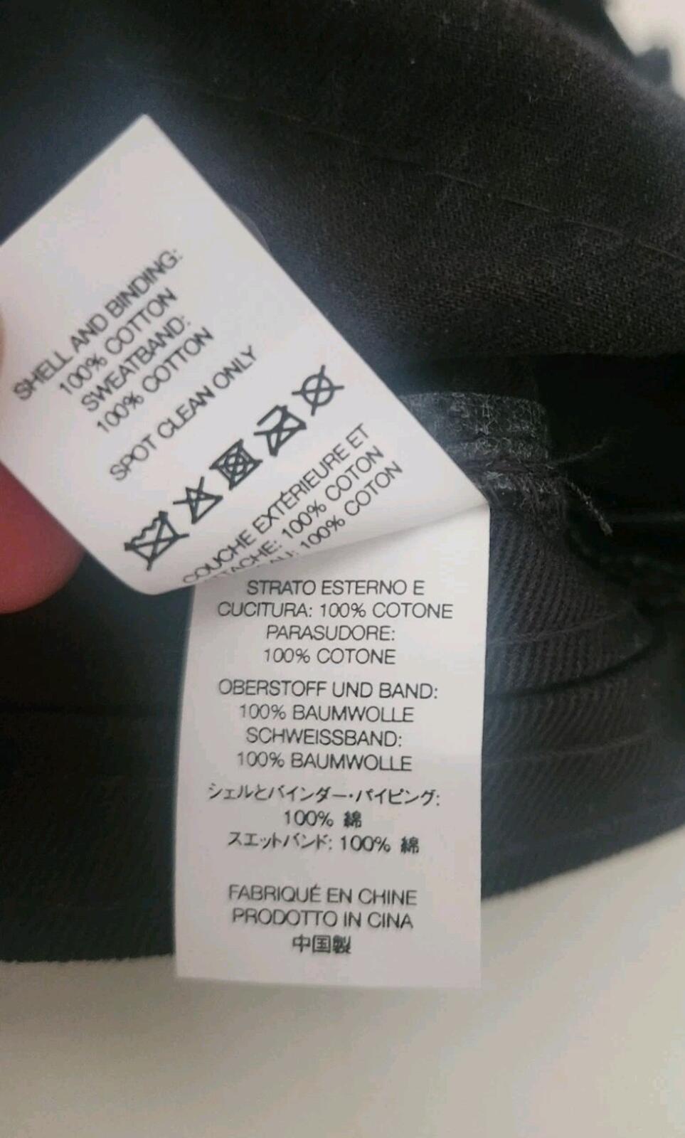 FW22 Supreme x Griffin Camp Cap Black Box logo Cotton Hat