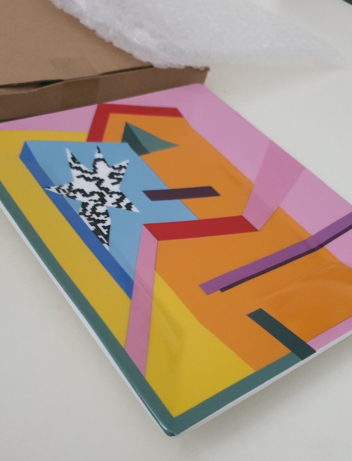 Cenicero grande multicolor de cerámica, accesorio, Supreme A. Mendini Milano SS16