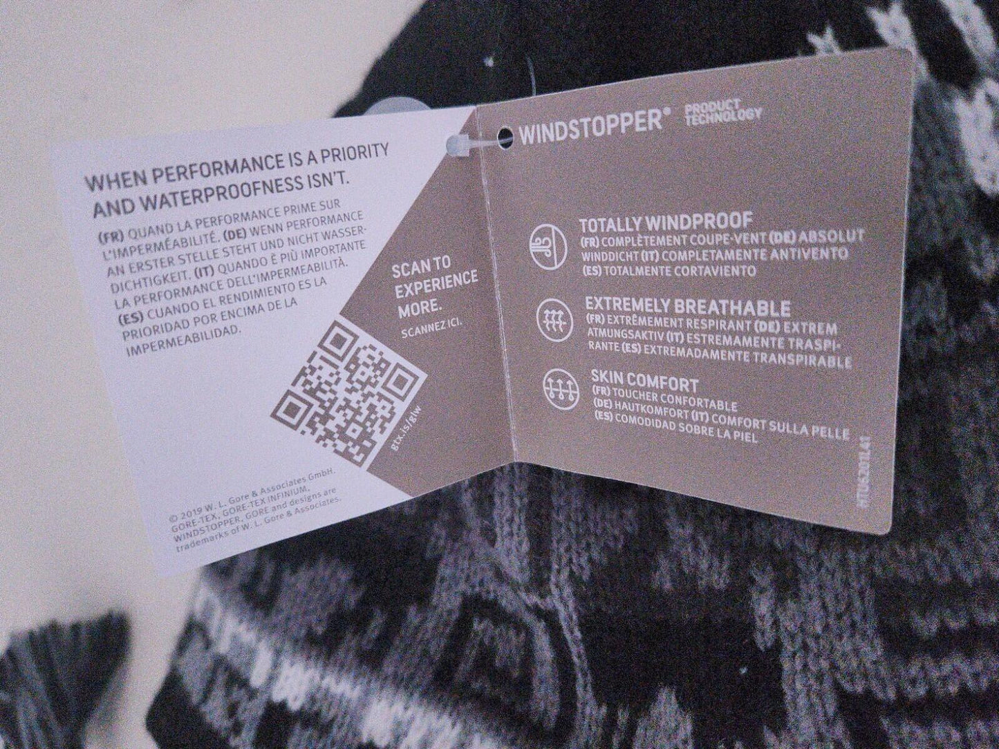 FW20 Supreme Chullo Windstopper Ohrenklappen-Beanie Schwarz GORE-TEX