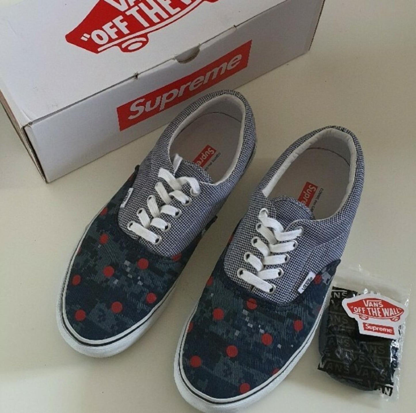 SS13 Supreme x Vans Comme Des Garcons CDG Era Pro Size US 9.5 UK 8.5 EU 42.5