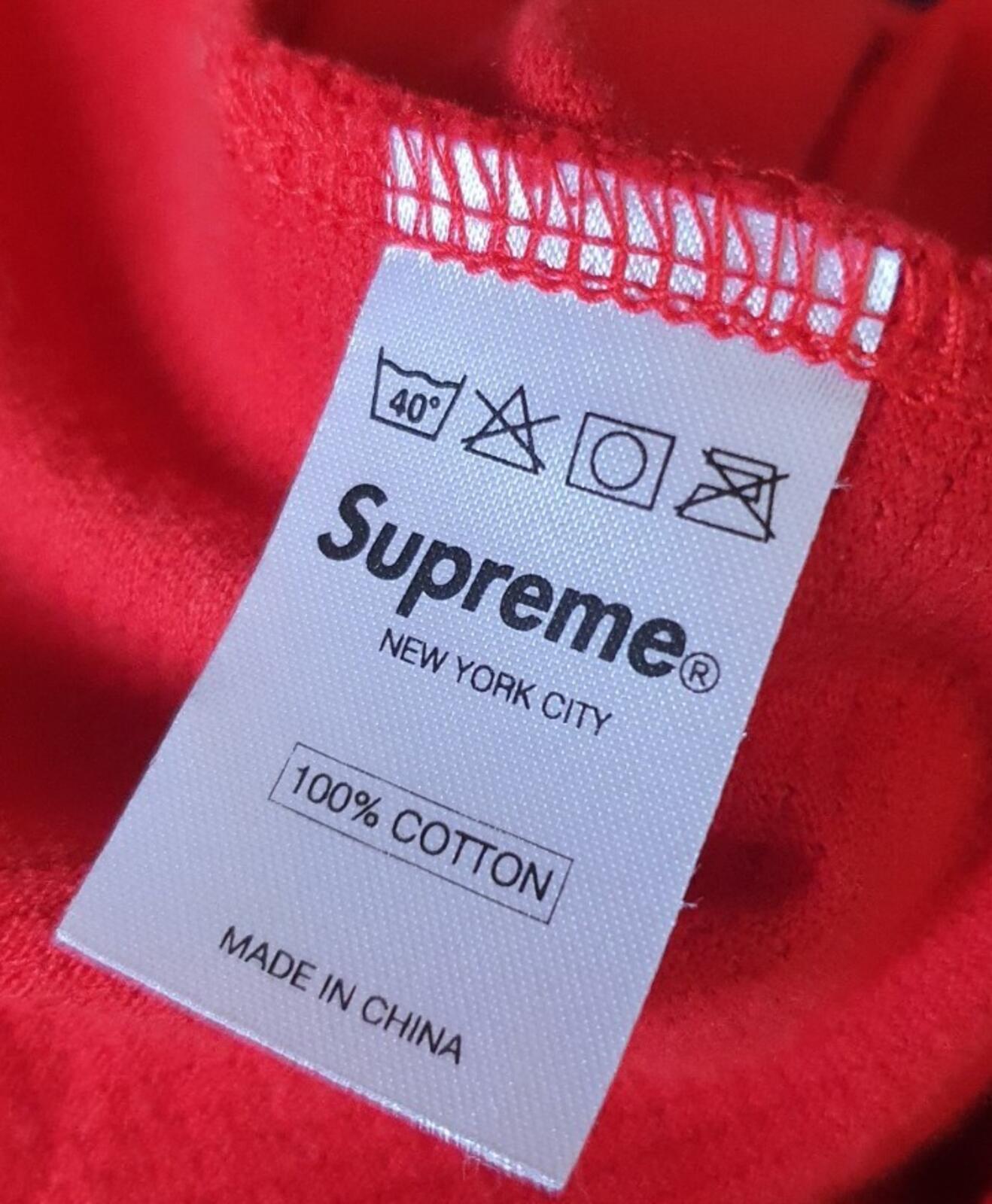 SS11 Supreme Football Top size large red tee t-shirt 85 jersey 2011 vintage Rare