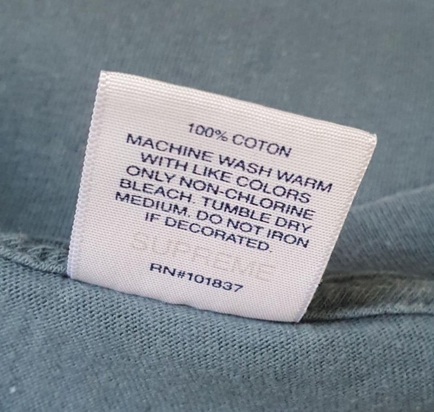 FW18 Supreme Smile Tee Größe M mittel Schieferblau T-Shirt