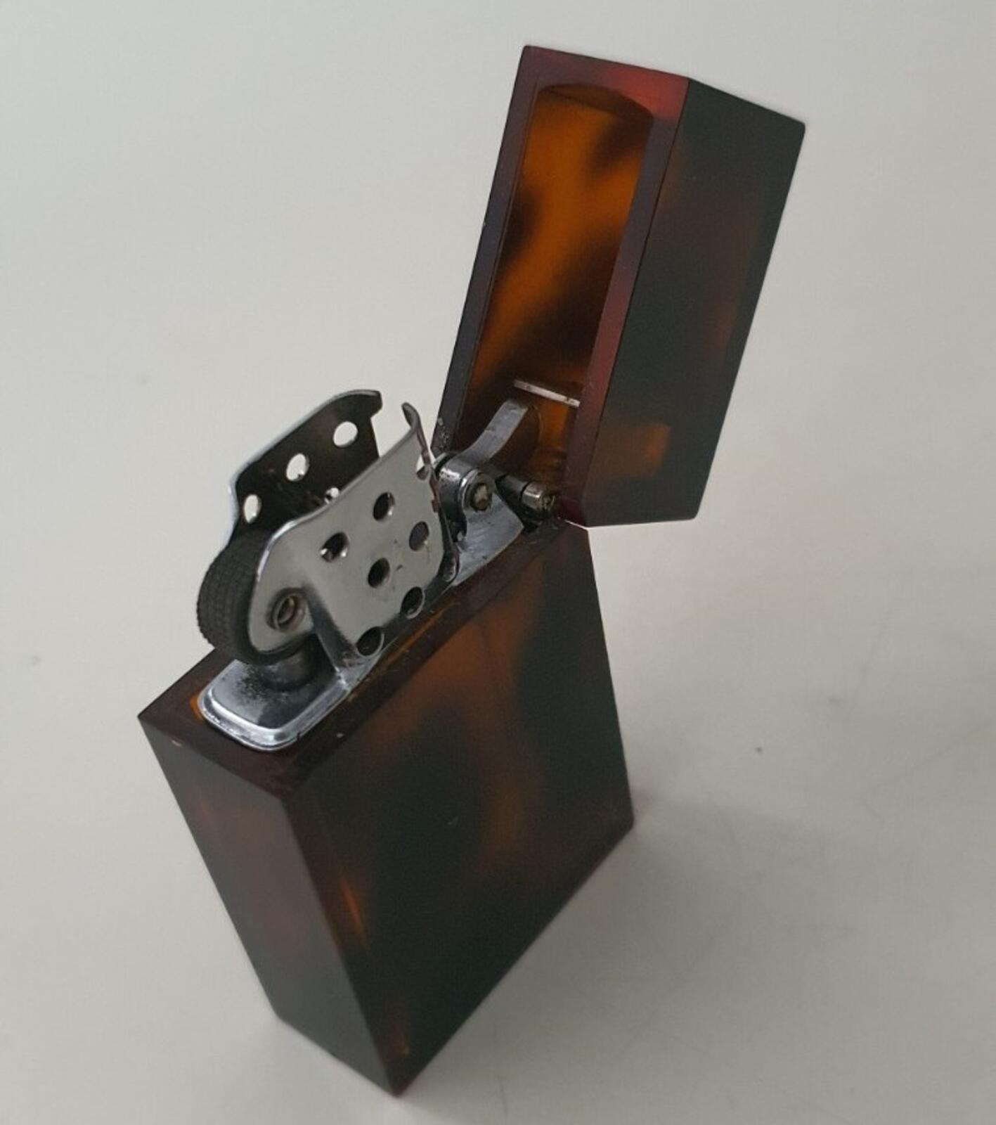 FW19 Supreme Tsubota Pearl Hard Edge lighter tortoise brown