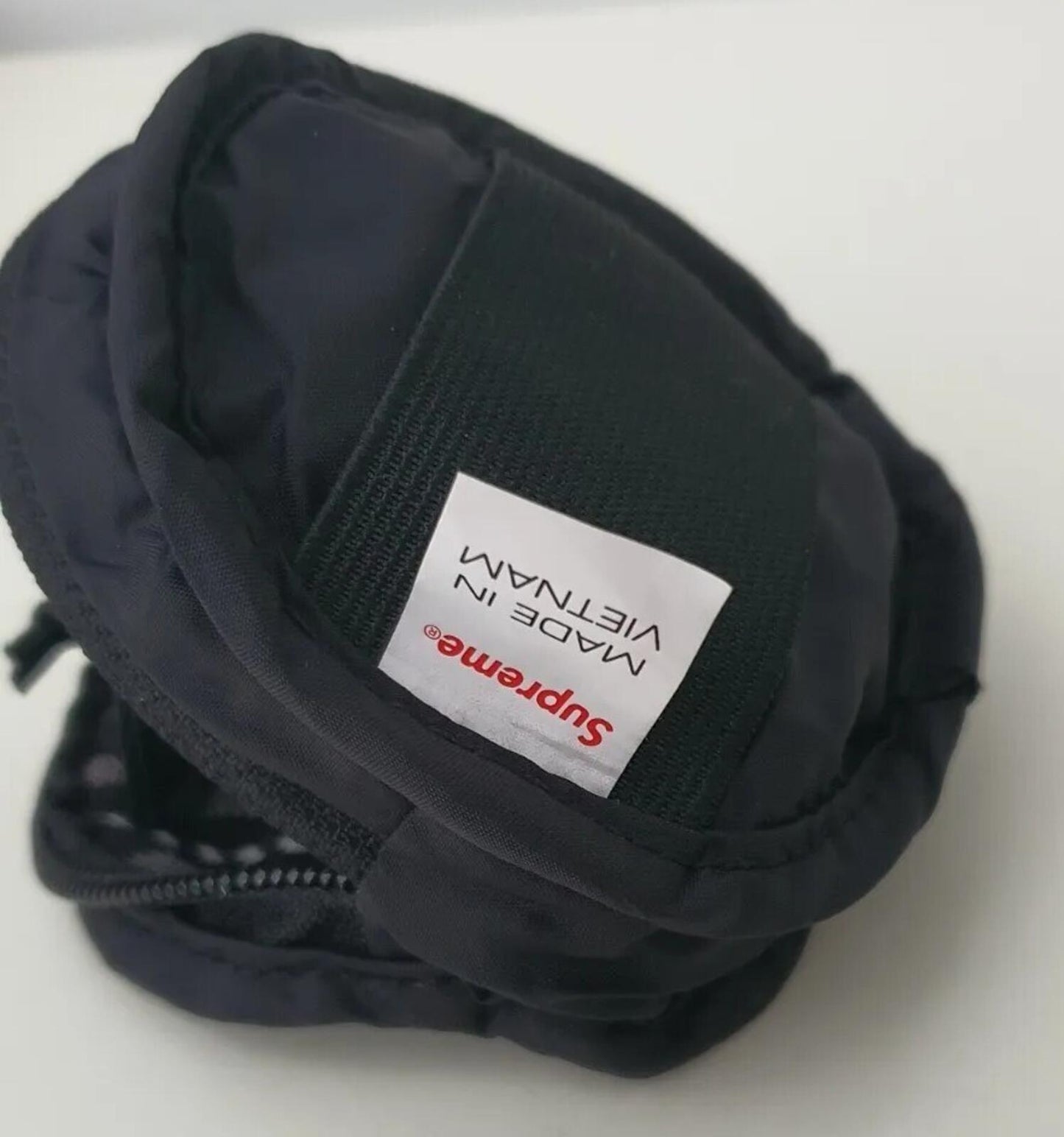 SS20 Supreme woven stripe coin pouch black Bag