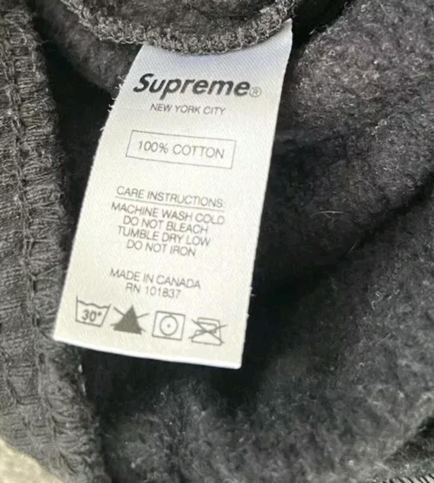 FW16 Supreme x Undercover Anarchy Hooded Sweatpant Black pants size M Medium