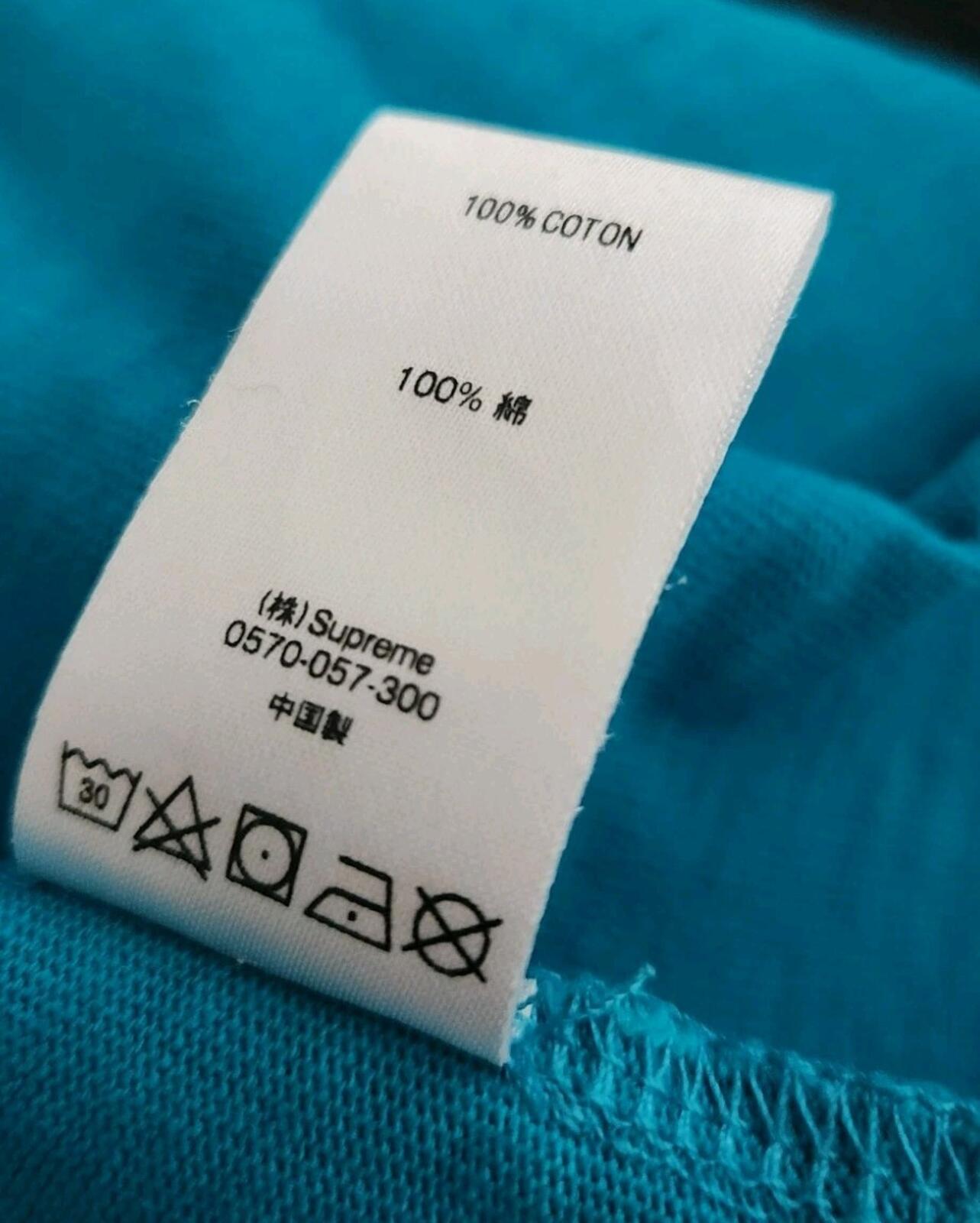 SS18 Supreme Splatter Tank Top Tee Teal Size M