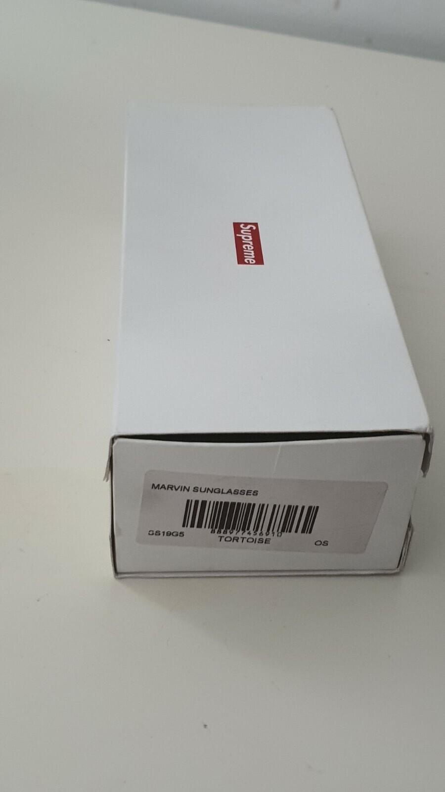 SS19 Supreme Marvin sunglasses RRP £188 Tortoise made in Italy