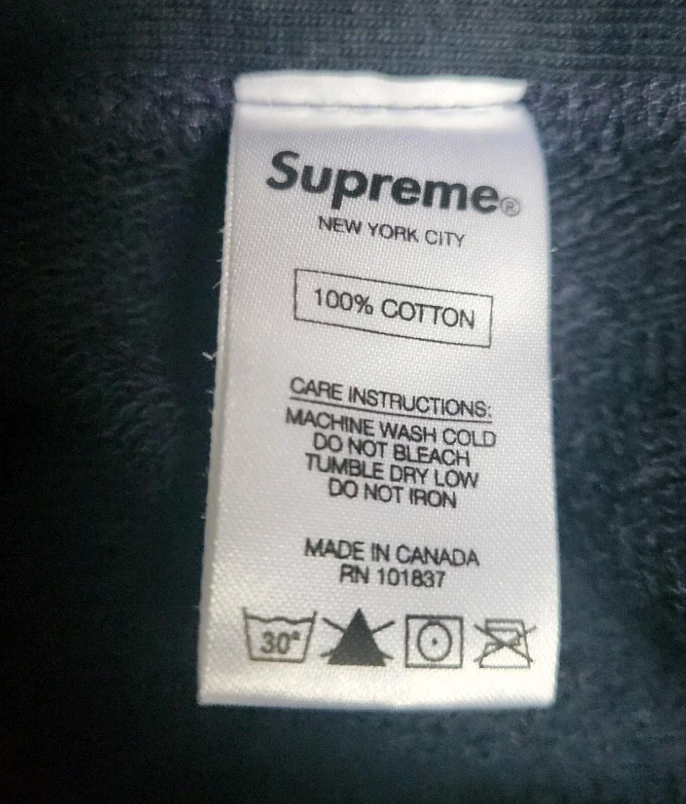 SS15 Supreme x Daniel Johnston hooded sweatshirt size M medium Vintage 2014 Navy