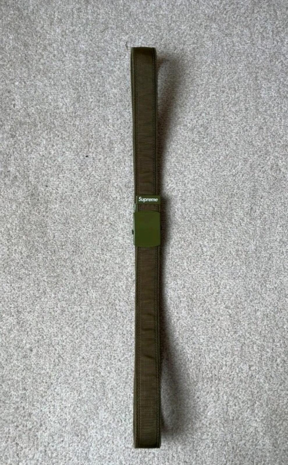 SS10 Supreme Web Belt Olive