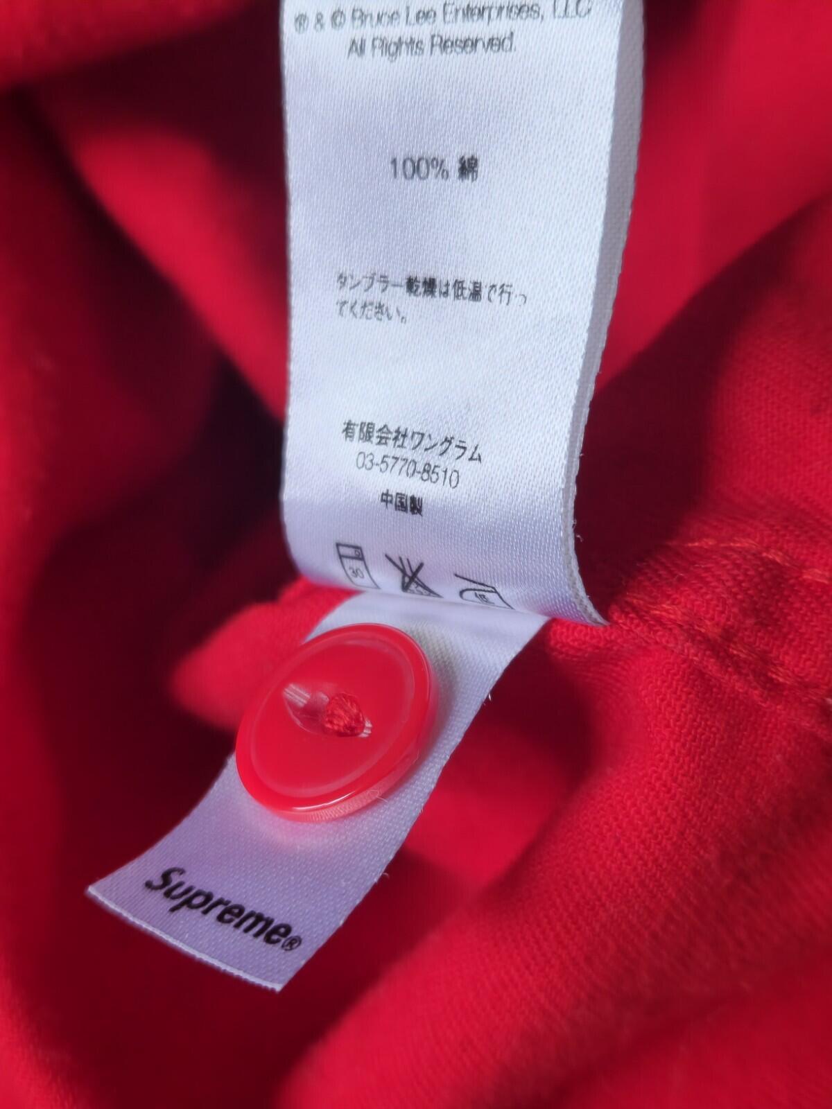 FW13 Supreme Baseball Shirt size L Large Rare Red 2013 Vintage Chenille S logo