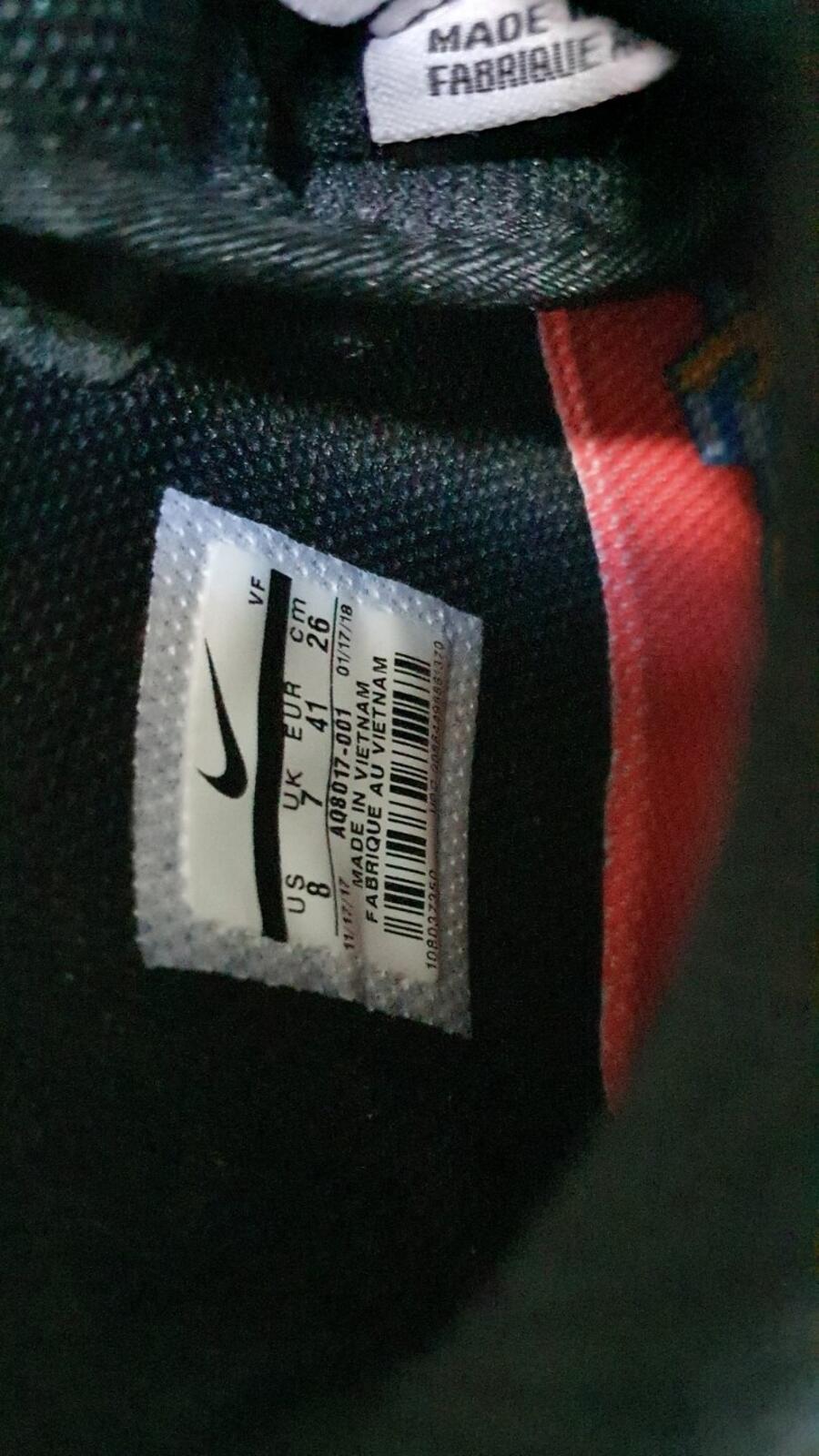 SS18 Supreme Nike Air Force 1 Mid Trainers Schwarz Größe US 8 UK 7 EUR 41 lot NBA