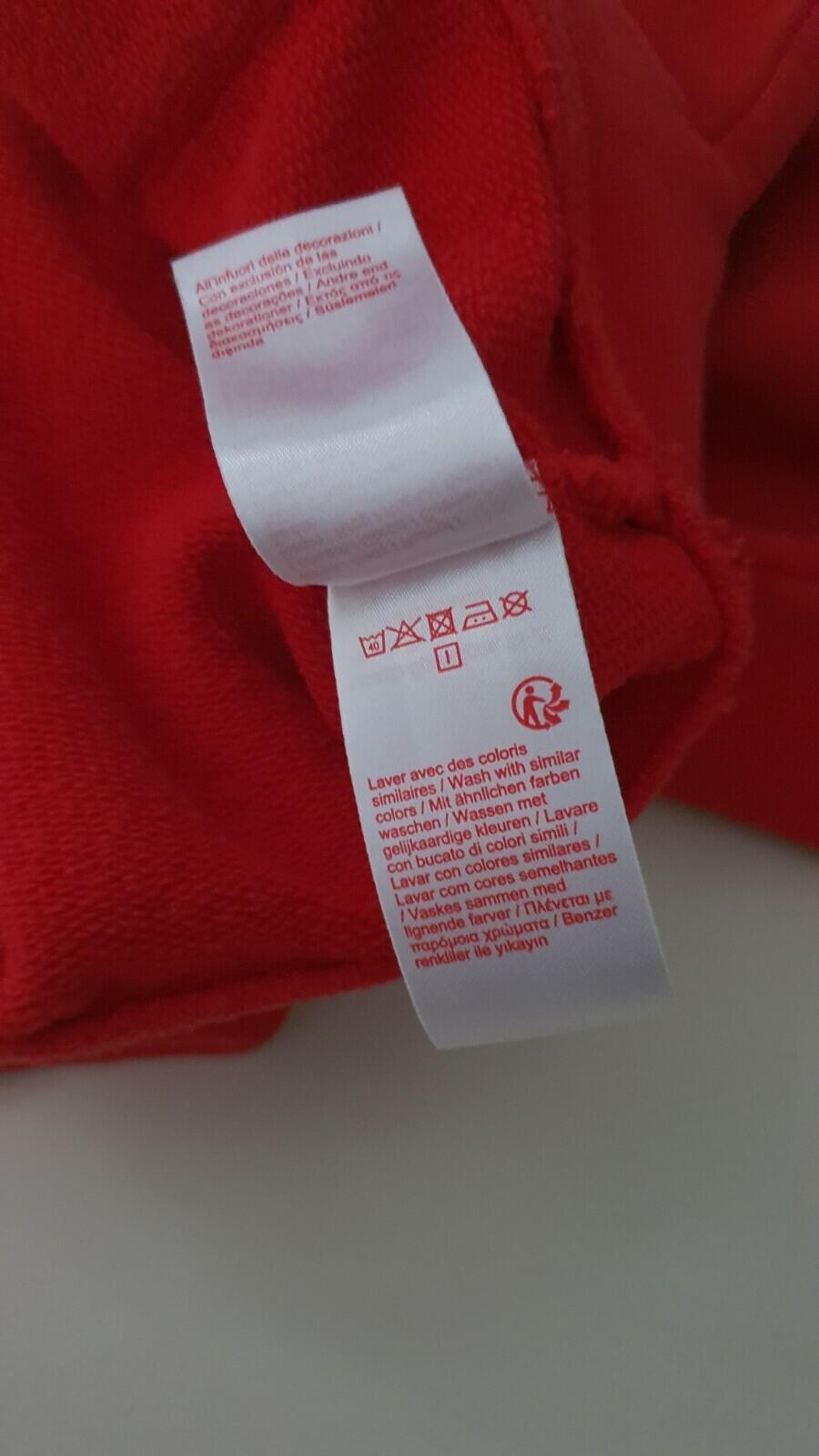 SS18 Supreme x Lacoste Hooded Sweatshirt Red Size S