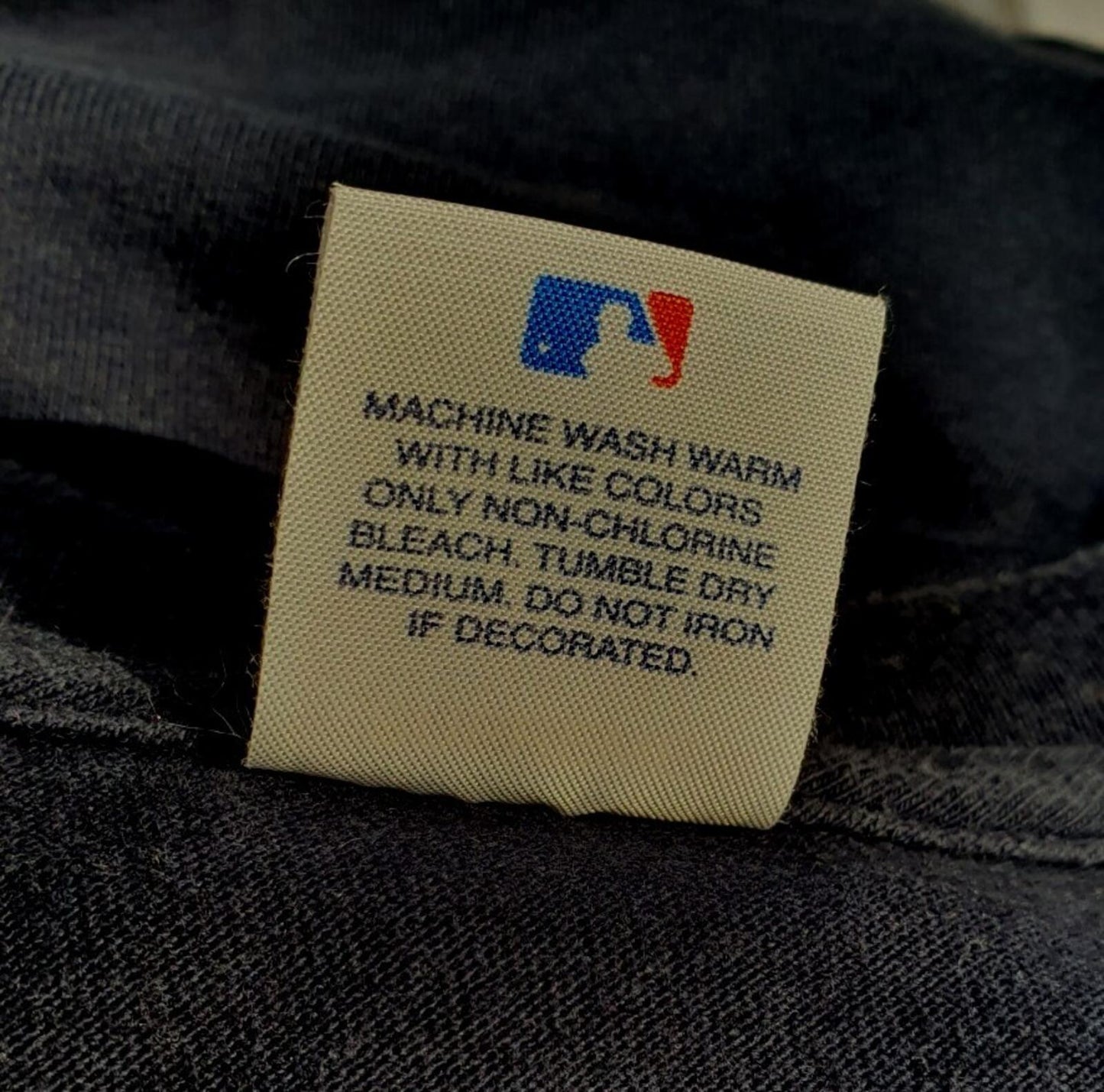 SS15 Supreme New York Yankees Box Logo Navy Tee Size M