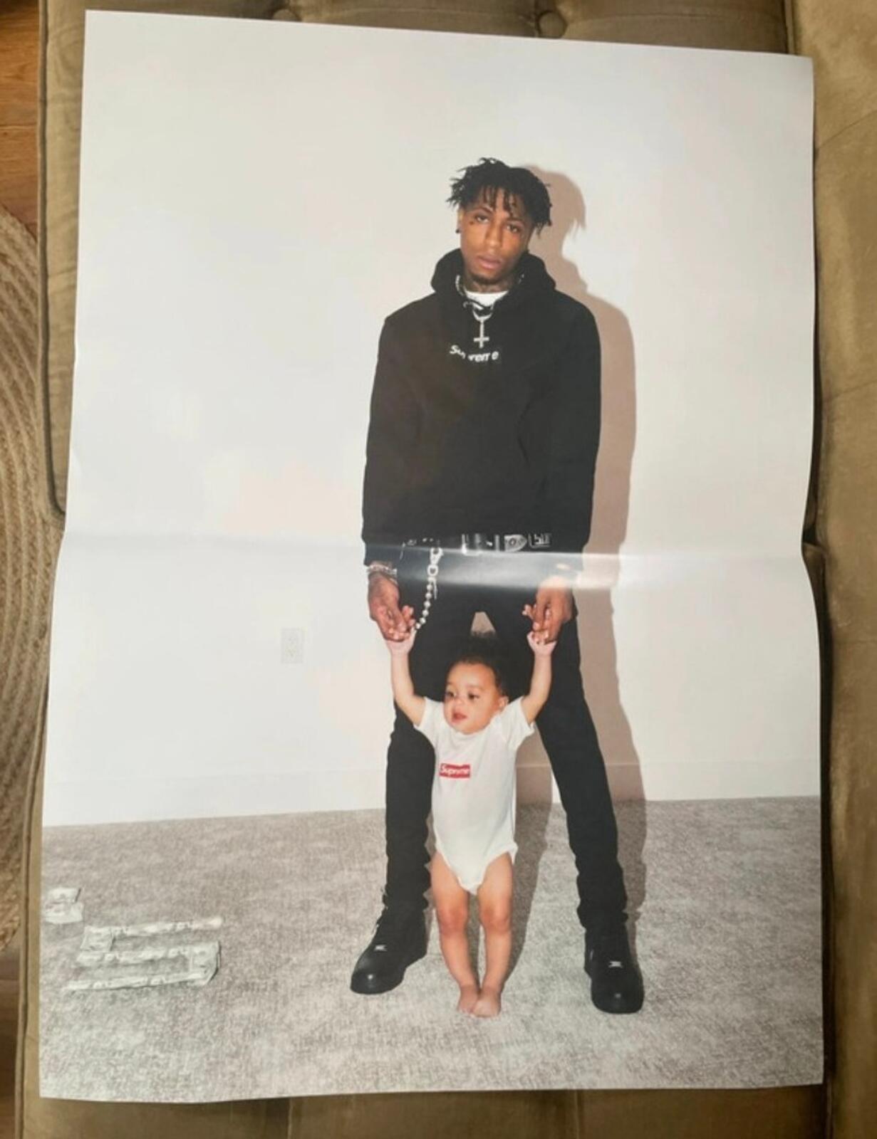 FW23 Supreme Youngboy NBA Poster Rare Rapper Music