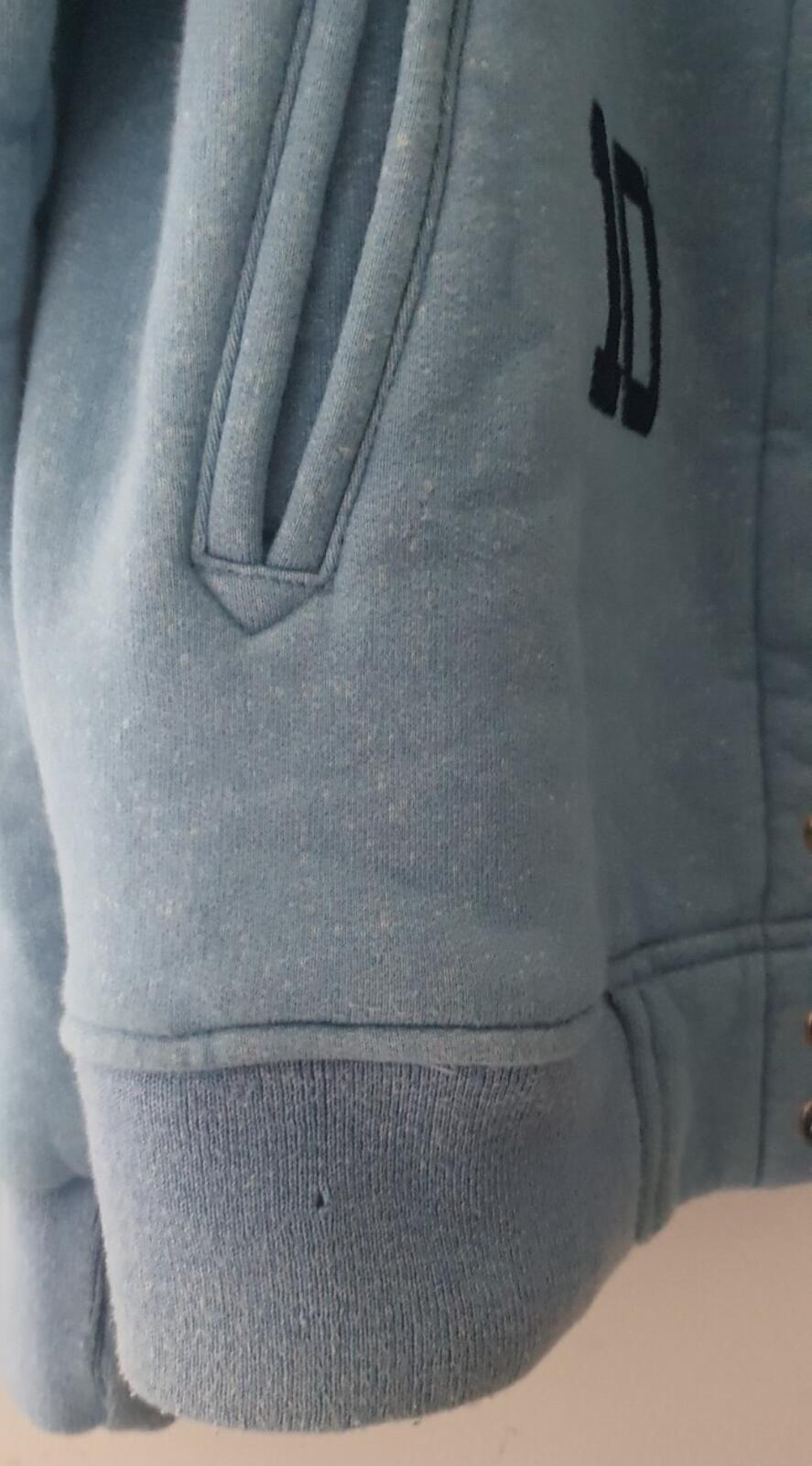 FW10 Supreme Varsity Sweat Jacket Blue Size L
