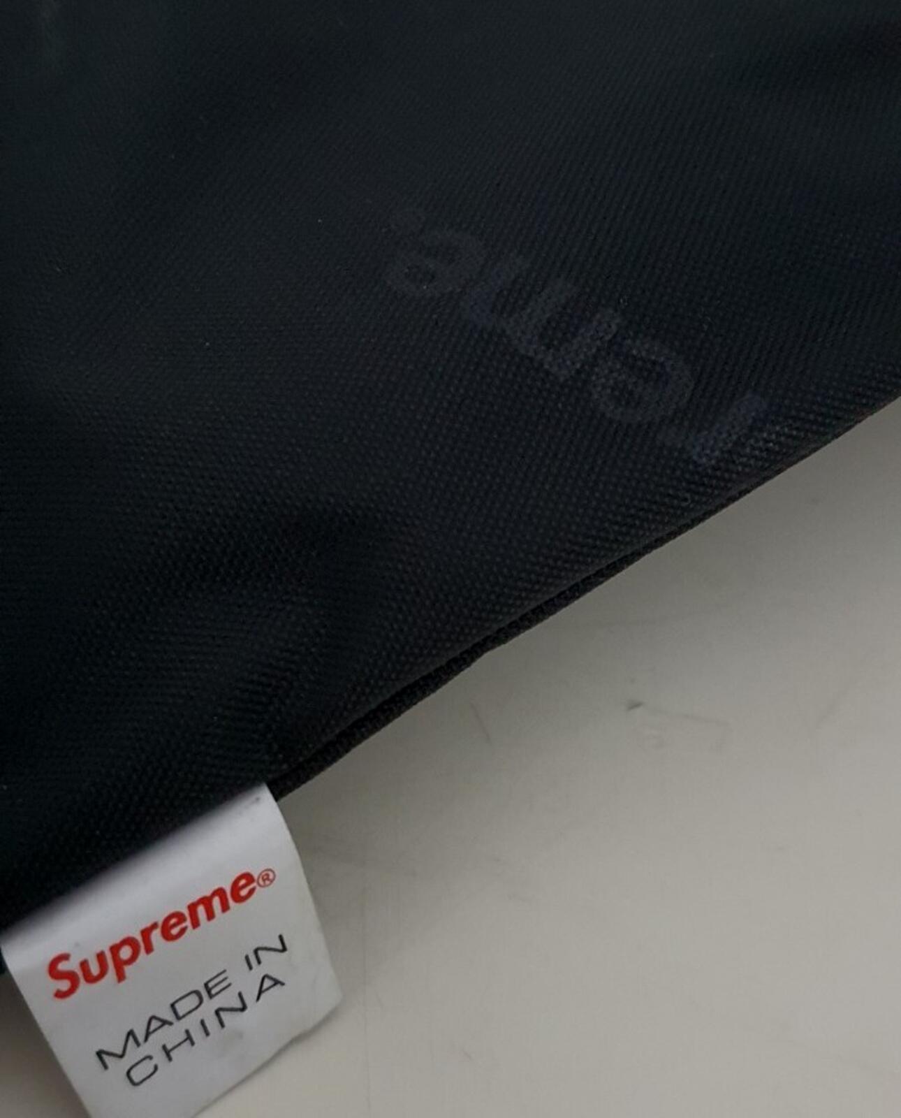 FW19 Supreme shoulder bag neck utility pouch Cordura nylon black water resistant