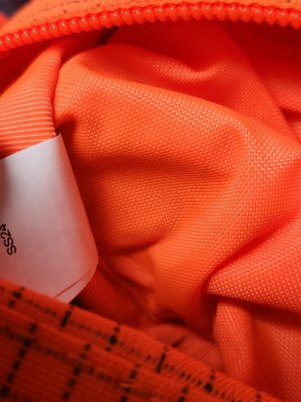 SS24 Supreme Mini Bolsa Duffle Resistente al agua 3M Reflectante Naranja Hombro 5.5L