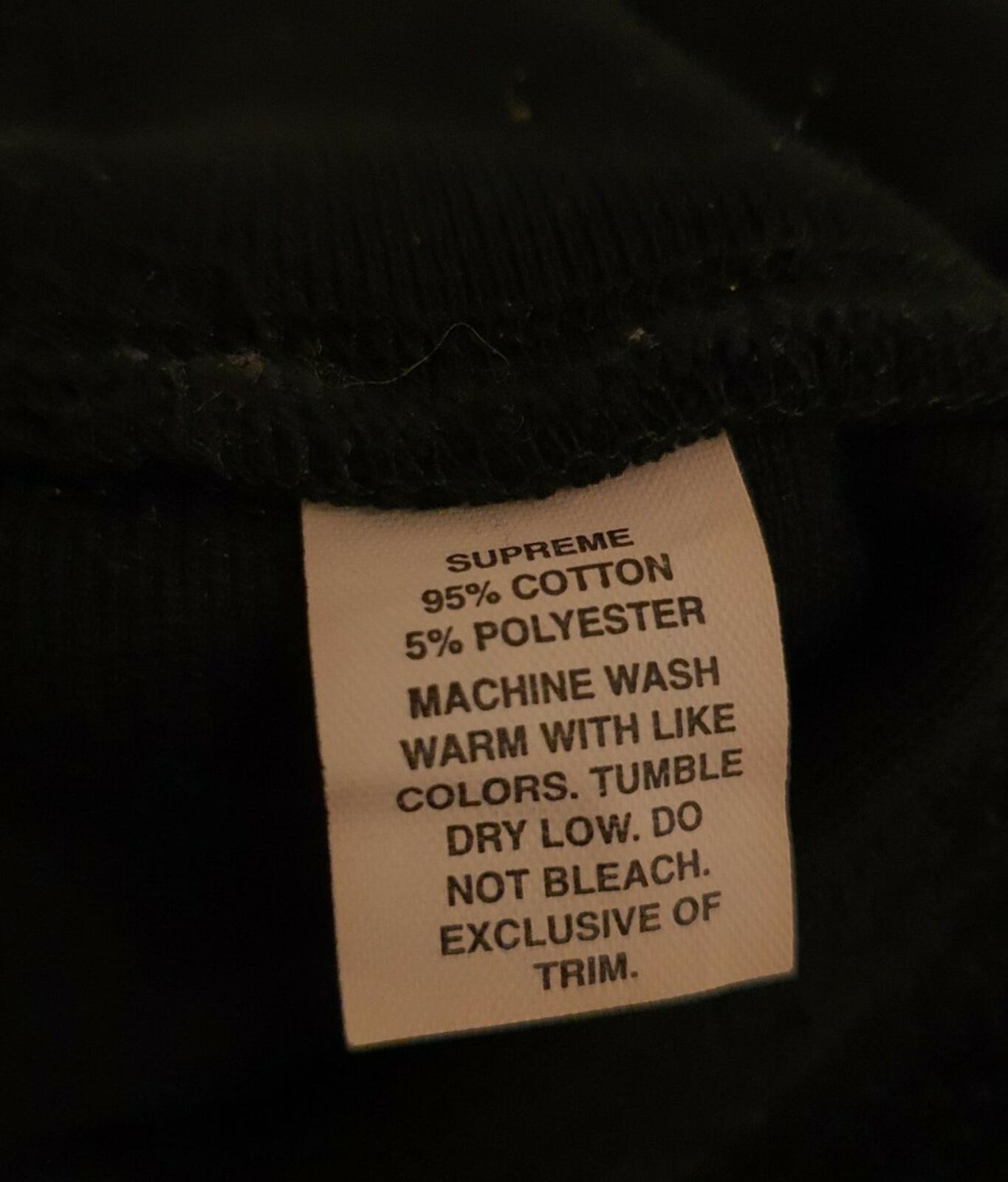 Supreme 2004 THVS Sweatshirt black crewneck M medium