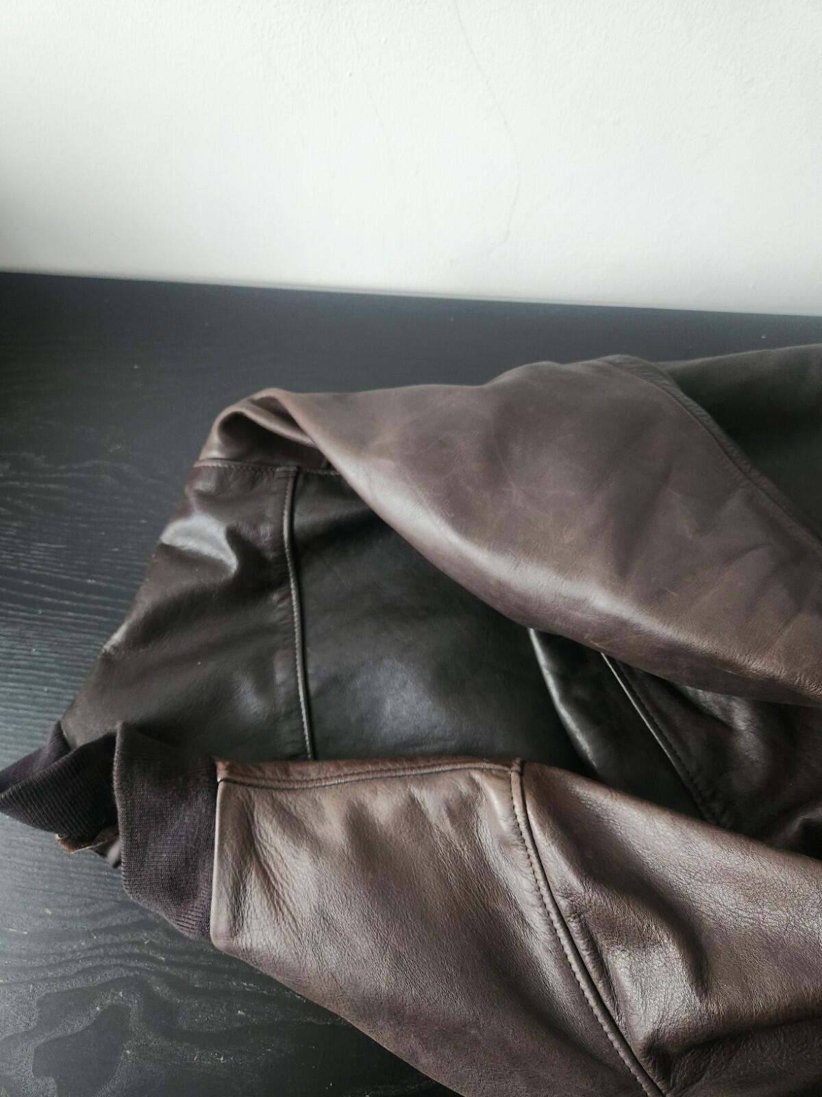 Supreme Vintage Mid-1990s Leather Jacket Schott USA Made Size L Very Rare Grail