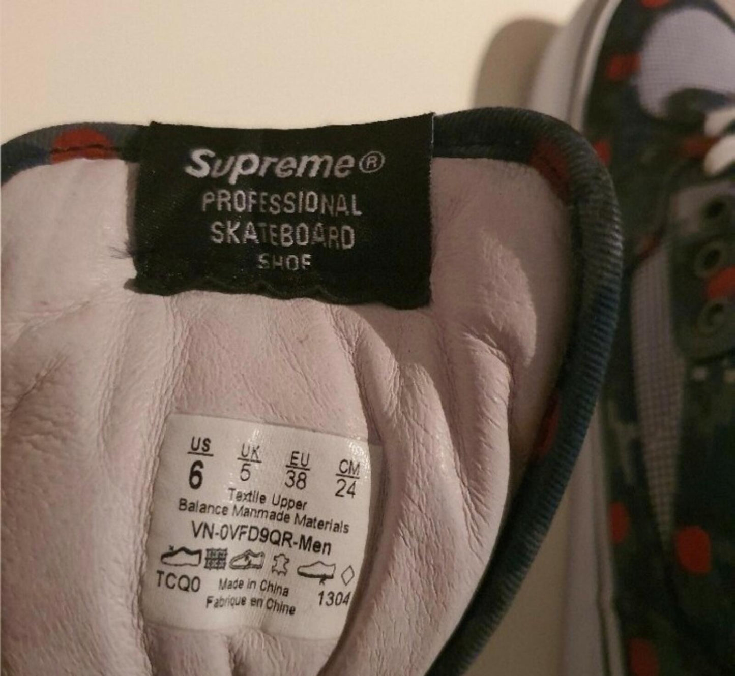 SS13 Supreme Vans x CDG Shirt Half Cab Pro US 6 UK 5 EU 38 digi camo Trainers