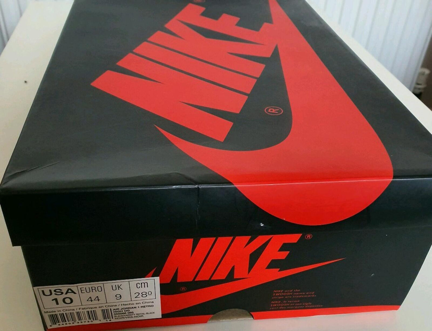 Jordan 1 Retro High OG Royal (2013) Turnschuhe Größe UK 9 US 10 EU 44
