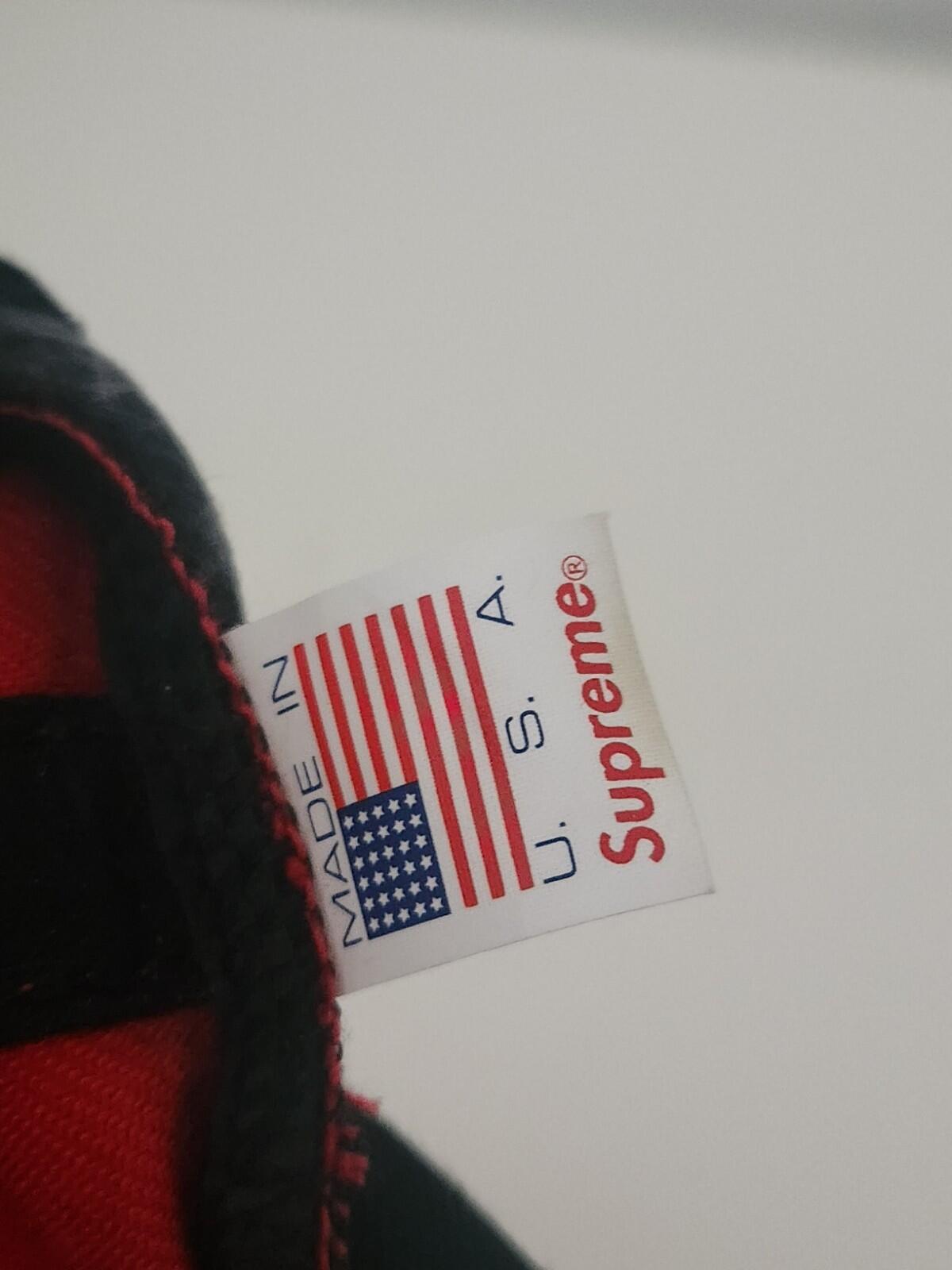 FW13 Supreme Banner 5-Panel Red Cap Großes Logo Vintage Mütze ASAP ROCKY Selten 2013