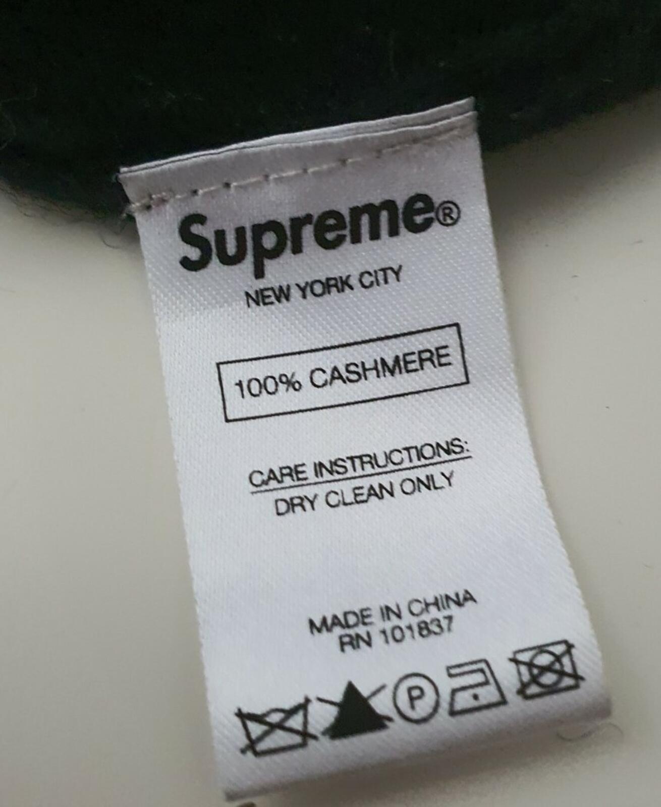 FW18 Supreme Cashmere Sweater Black Size L
