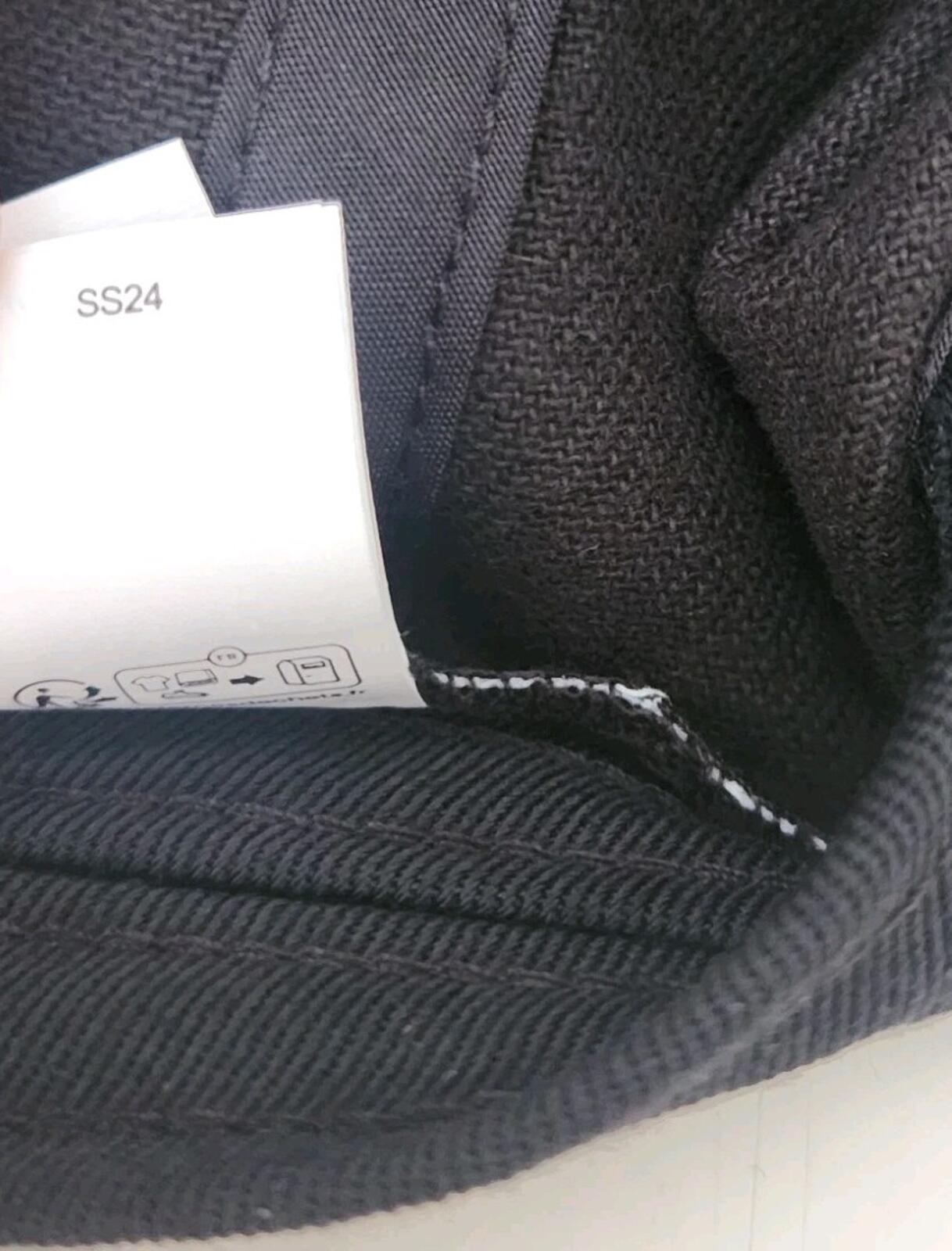 SS24 Supreme Twill Patch 5-Panel Cap Black
