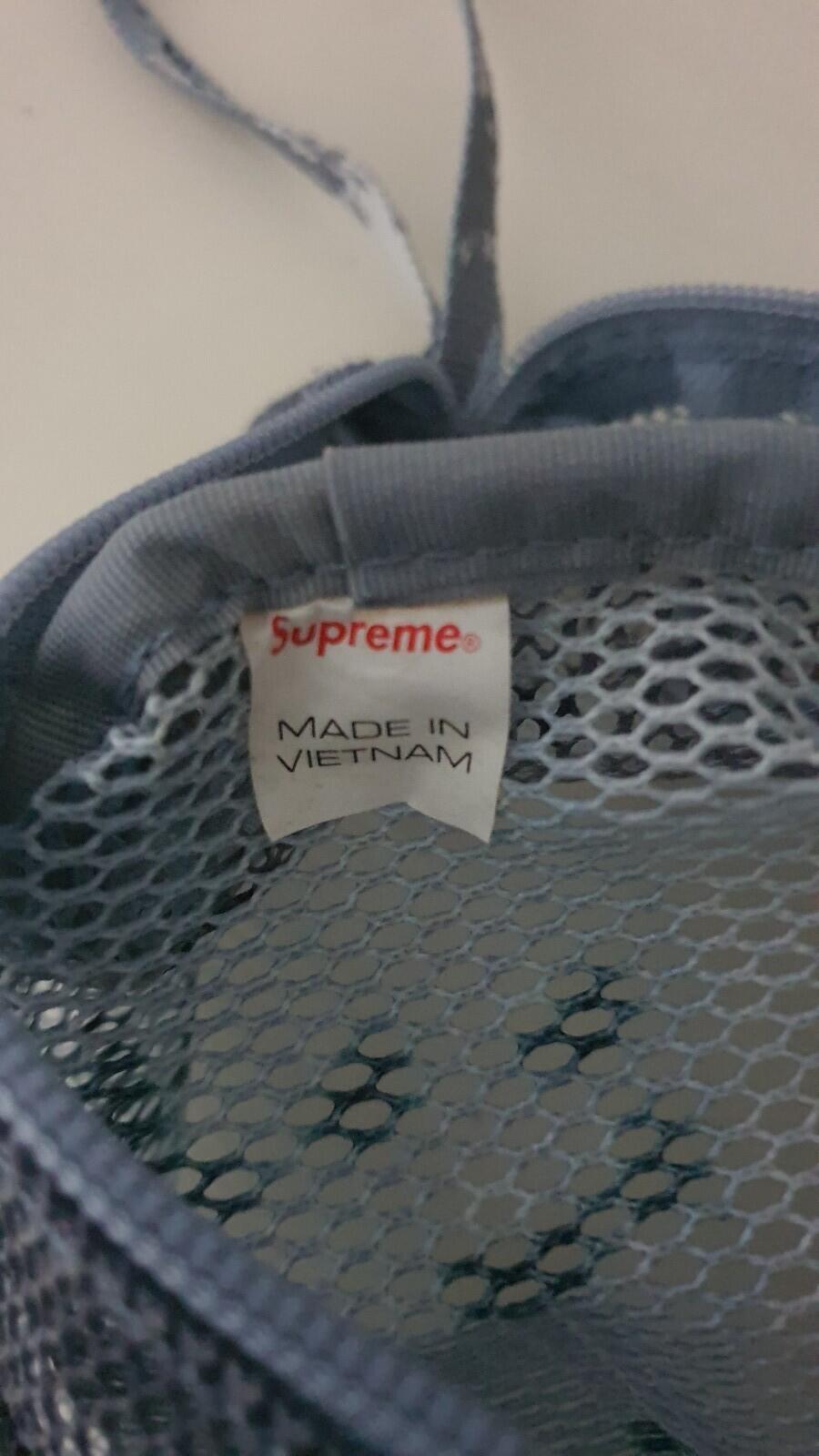 SS20 Supreme Utility Pouch Bag Blue Chocolate Chip Camo