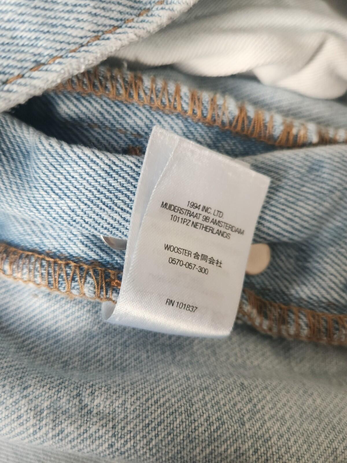 HW24 Supreme Slim Selvedge Jeans Stone Washed Größe 30 W30 L30