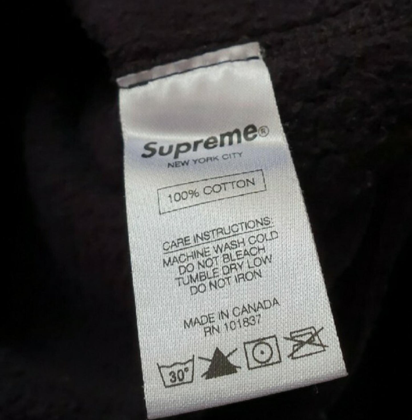 FW16 Supreme x Slayer Cutter Crewneck Black Size M