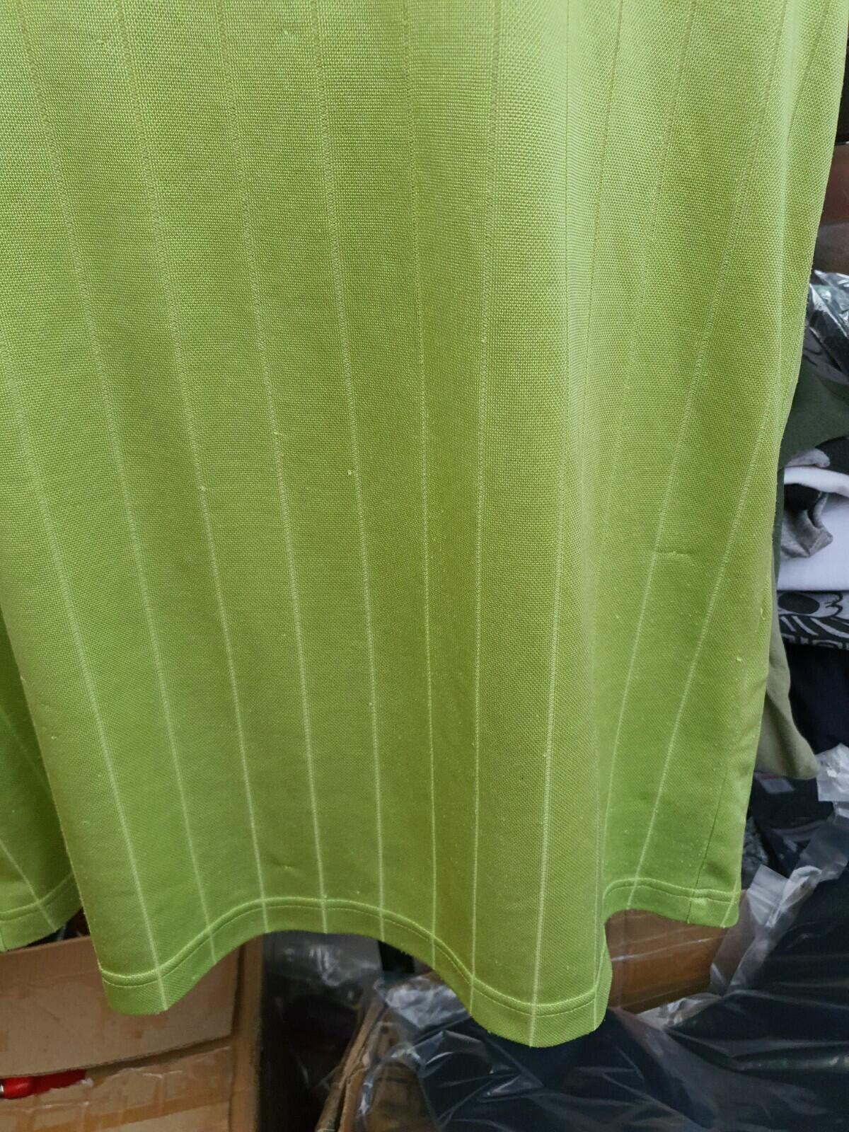 SS14 Supreme Arabic Logo Football Jersey Lime Größe L