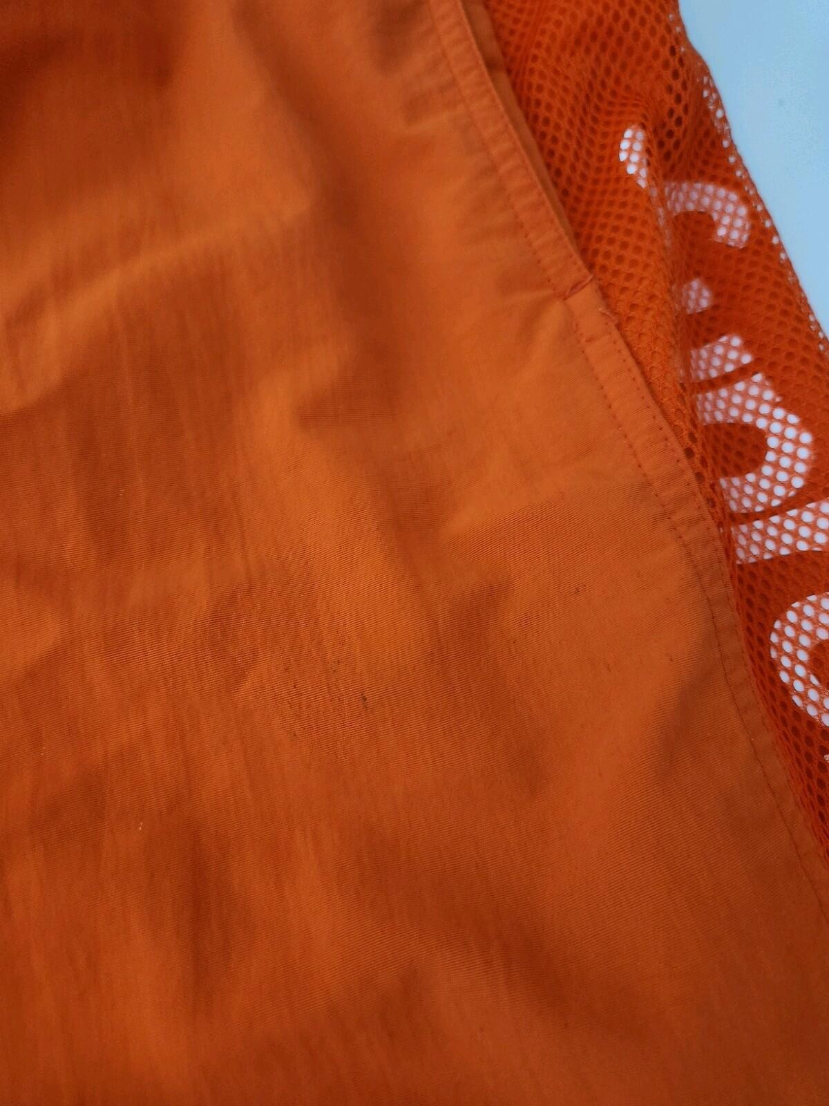 SS20 Supreme Mesh Panel Water Short Orange Swim Size L
