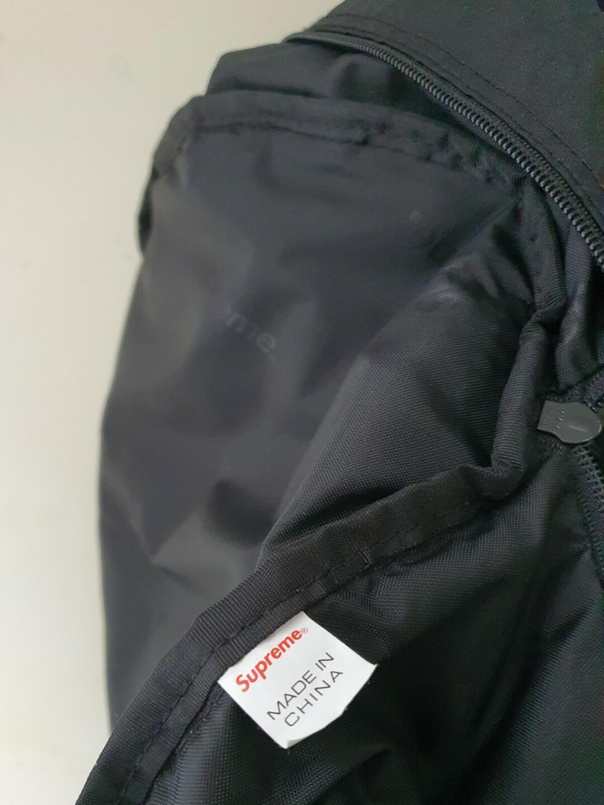 FW18 Supreme Duffle bag Water and Abrasion resistant 3M reflective logo Black