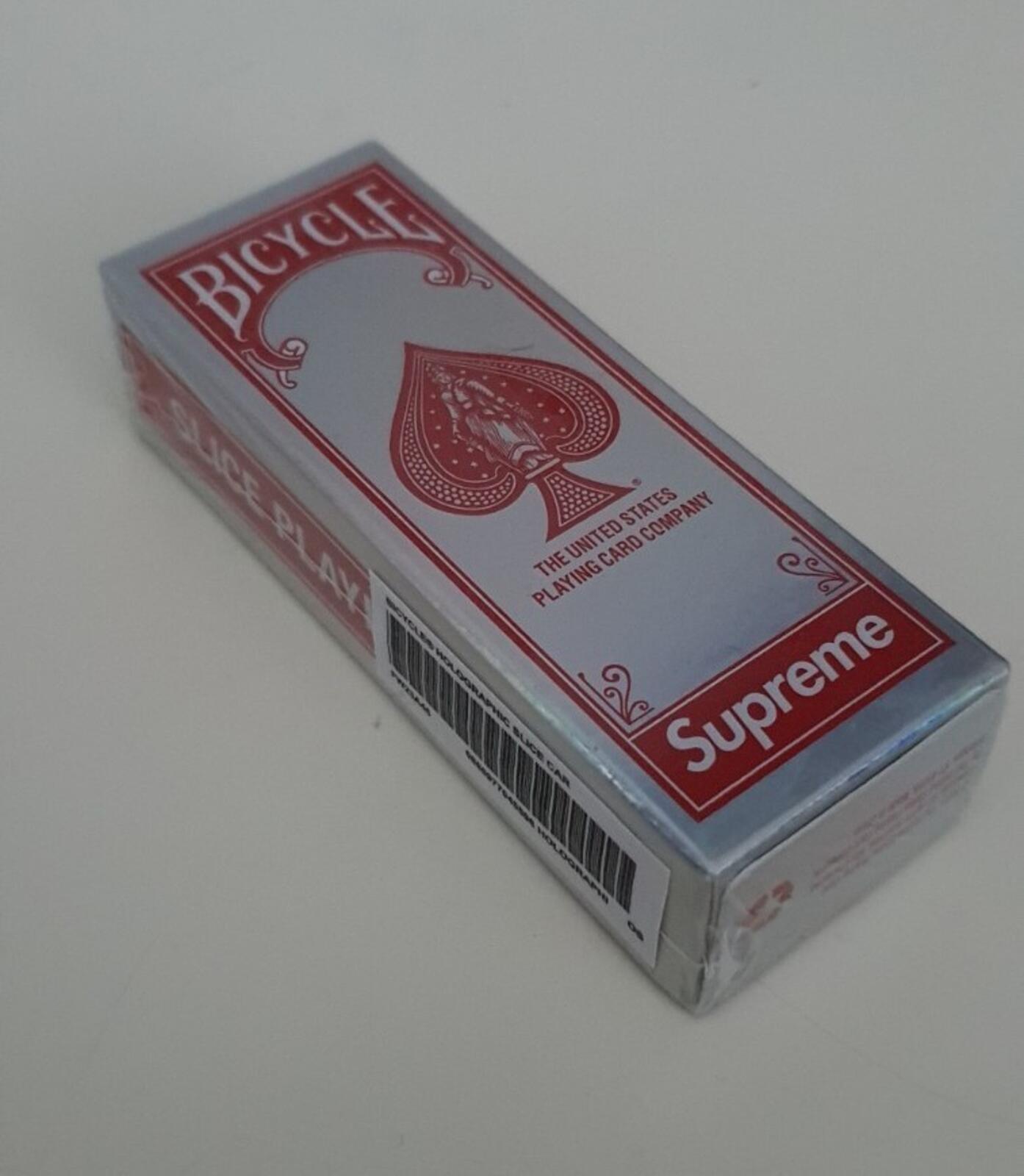 FW23 Supreme x Bicycle Holographic Slice Cards deck New And Unopened Accessory