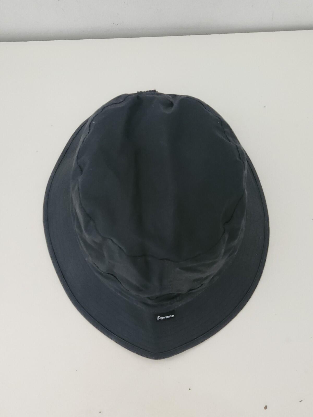 SS20 Supreme Barbour Waxed Cotton Crusher Hat Black Size M Water Resistant