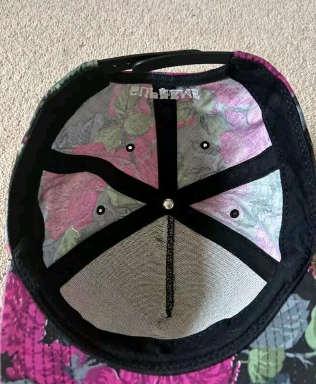 Gorra de 5 paneles Supreme Floral SS18 hecha en EE. UU.