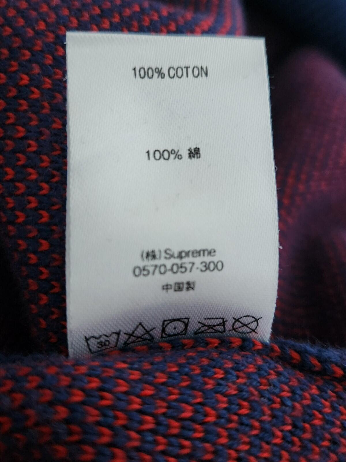 FW18 Supreme Repeat Logo Pullover Größe XL Navy-Pullover
