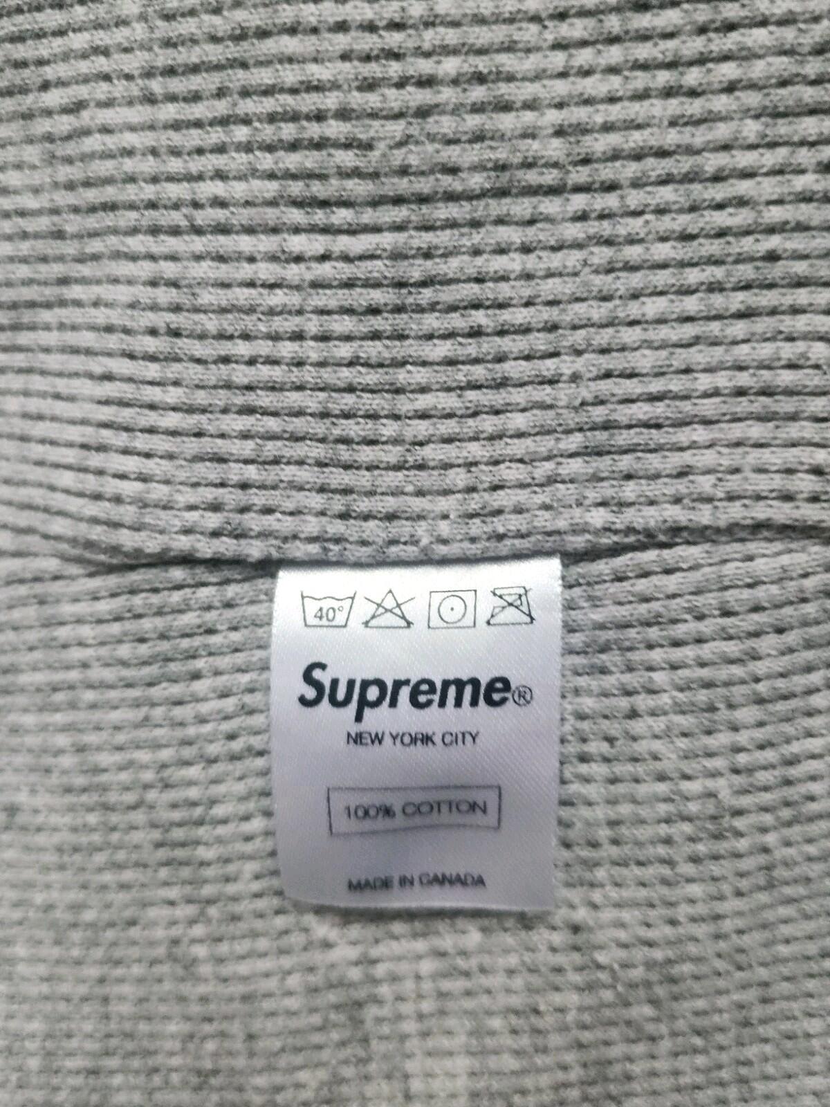 FW10 Supreme Arc Logo Thermal Zip Up Hooded Sweatshirt Red