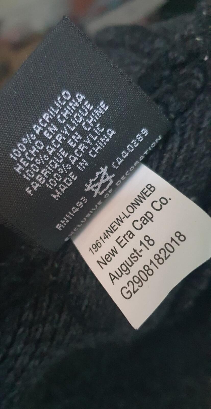 FW18 Supreme New Era Arc logo beanie black small box logo Hat