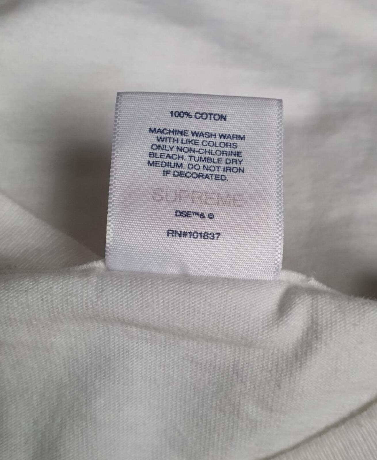 FW18 Supreme Cat in the Hat Tee White Size M