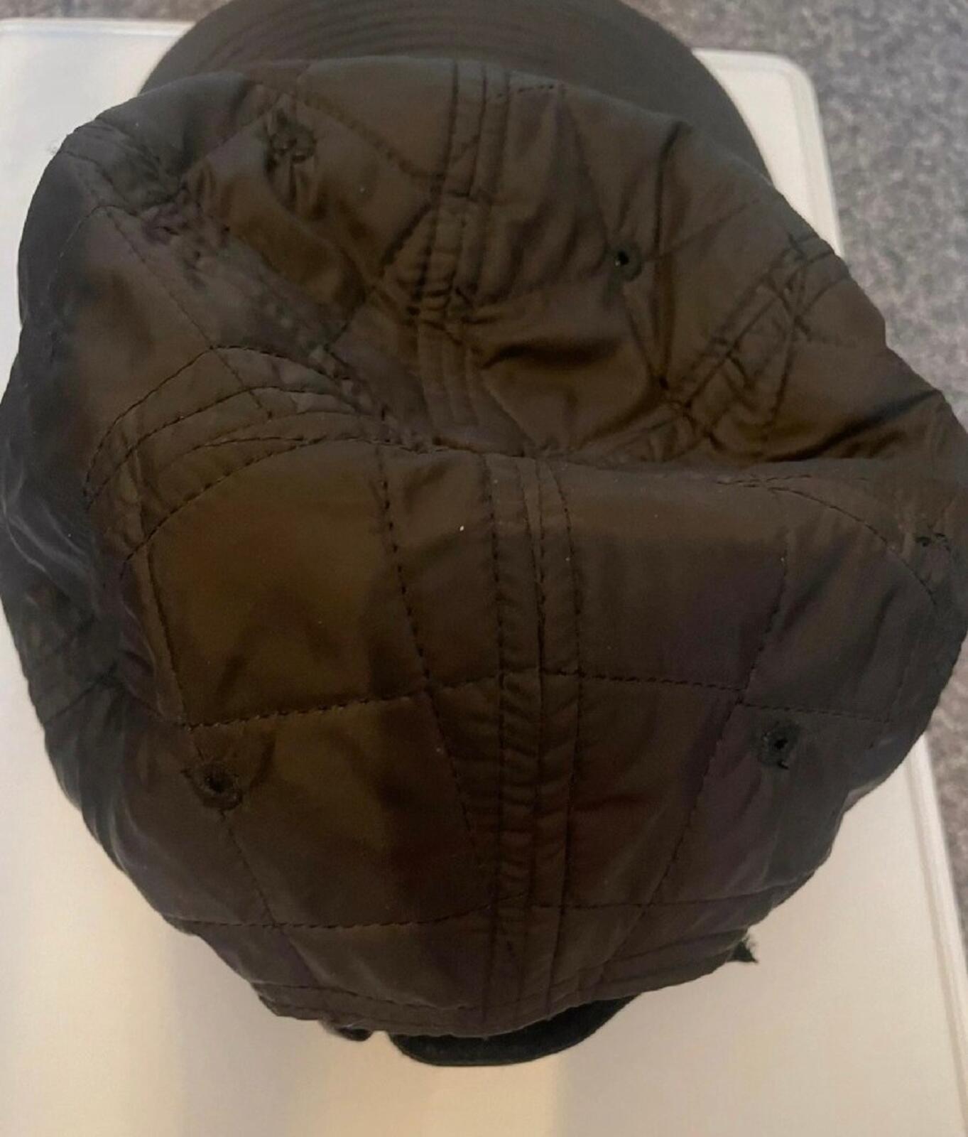 Gorra negra rara Supreme Acolchada Nylon 6 paneles FW14