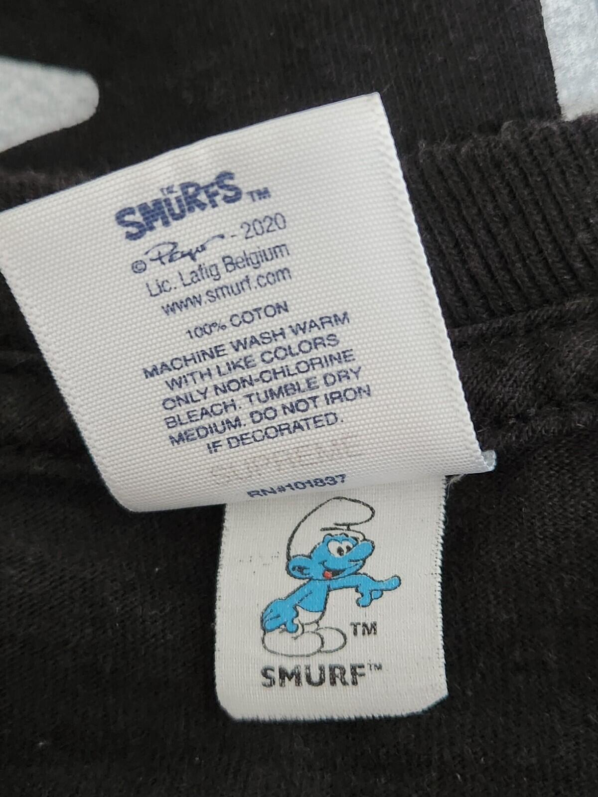 FW20 Supreme Smurfs tee Size L Large Black T-shirt