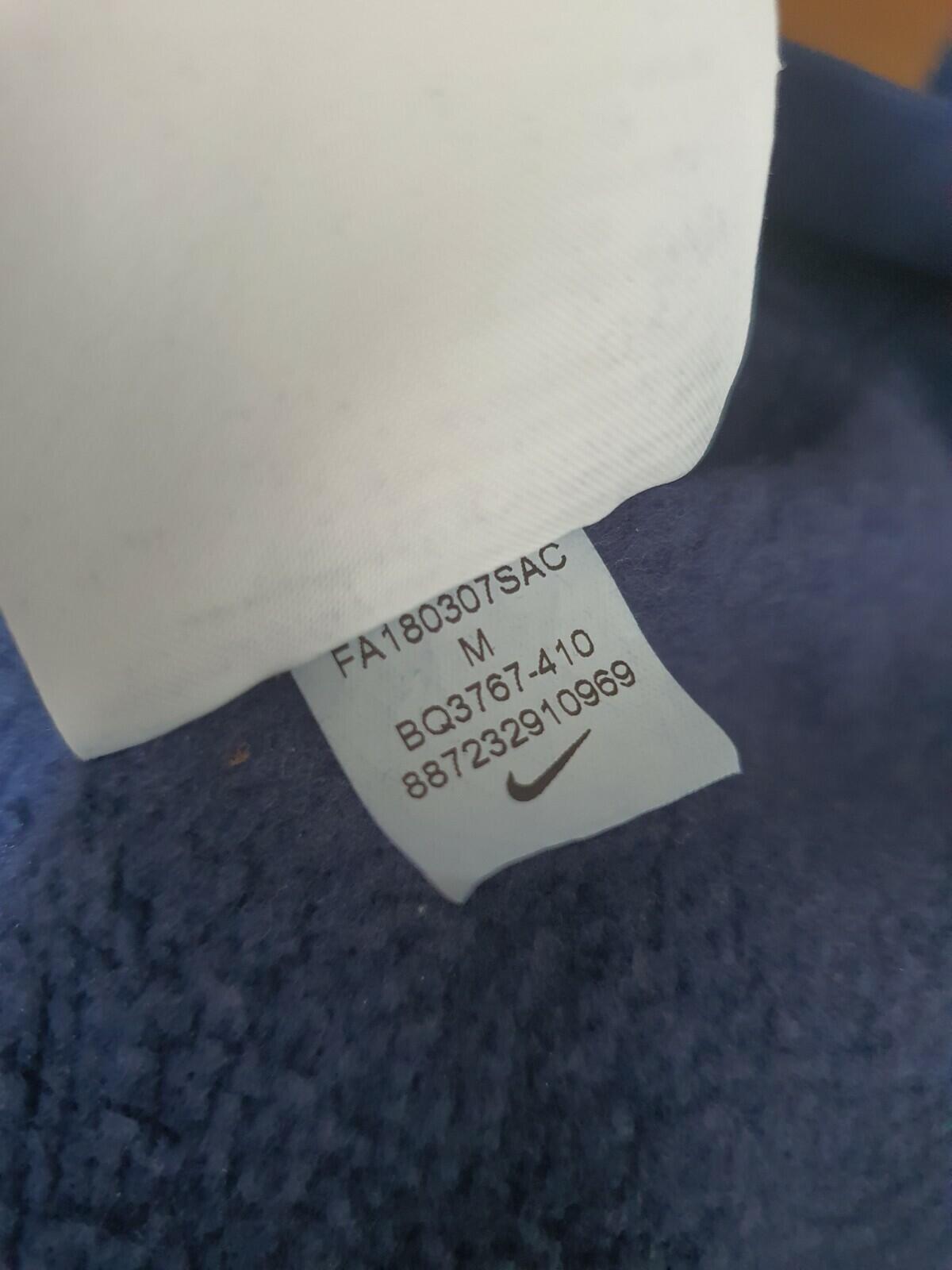 FW18 Supreme x Nike Crewneck Navy Size XXL