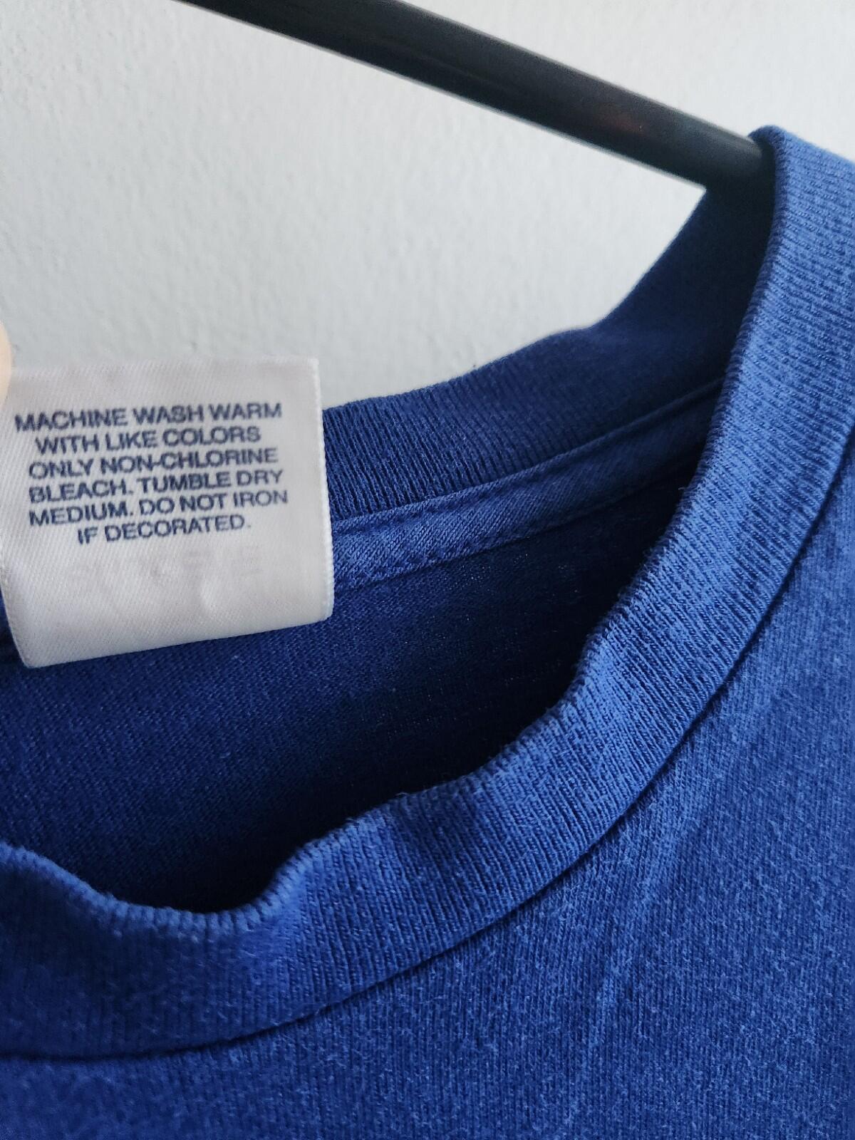 SS13 Supreme Bling Box Logo Tee blue T-shirt L large Royal Vintage 2013 USA made
