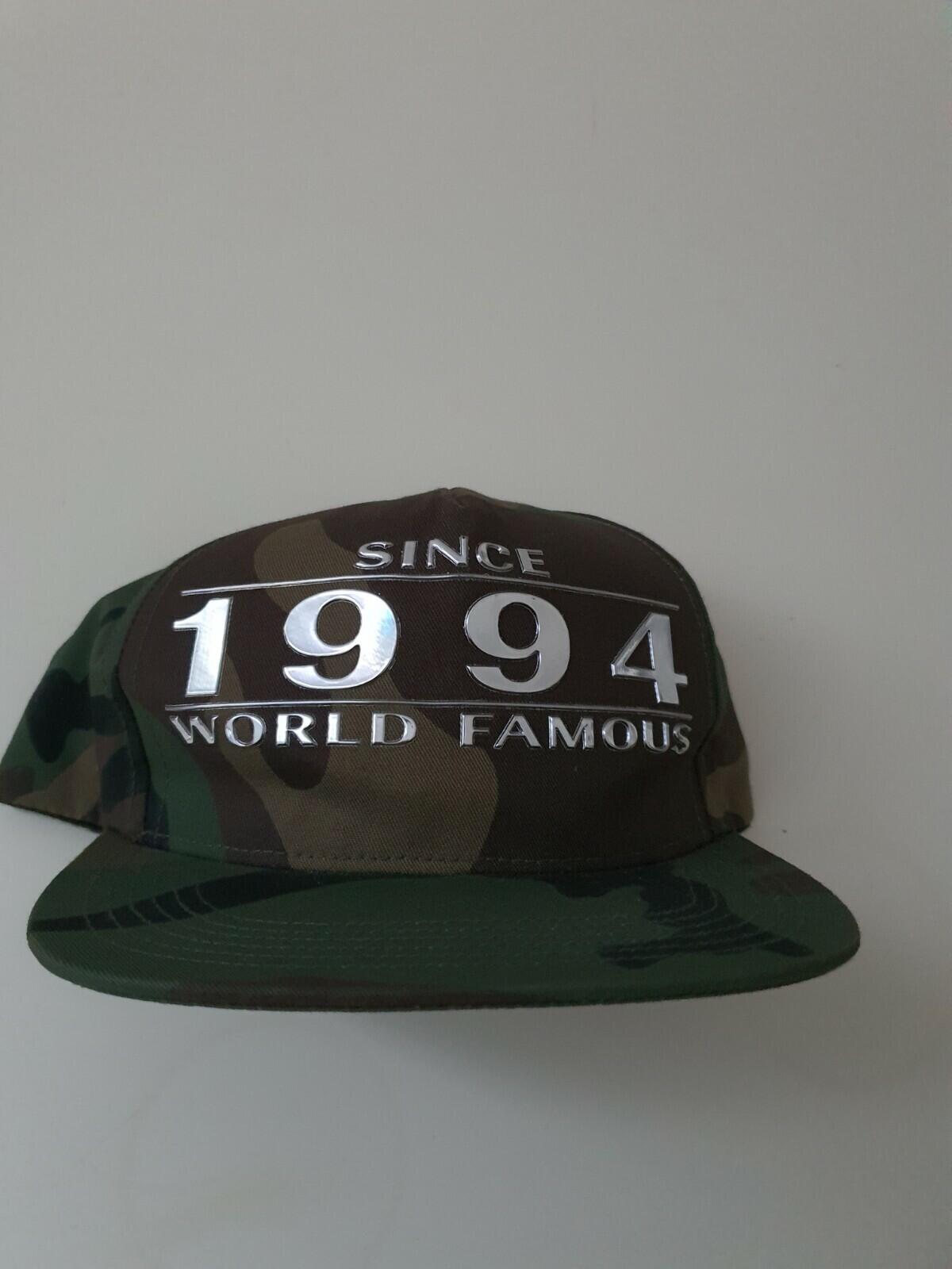 SS16 Supreme Way Back 5-panel Cap Woodland Camo
