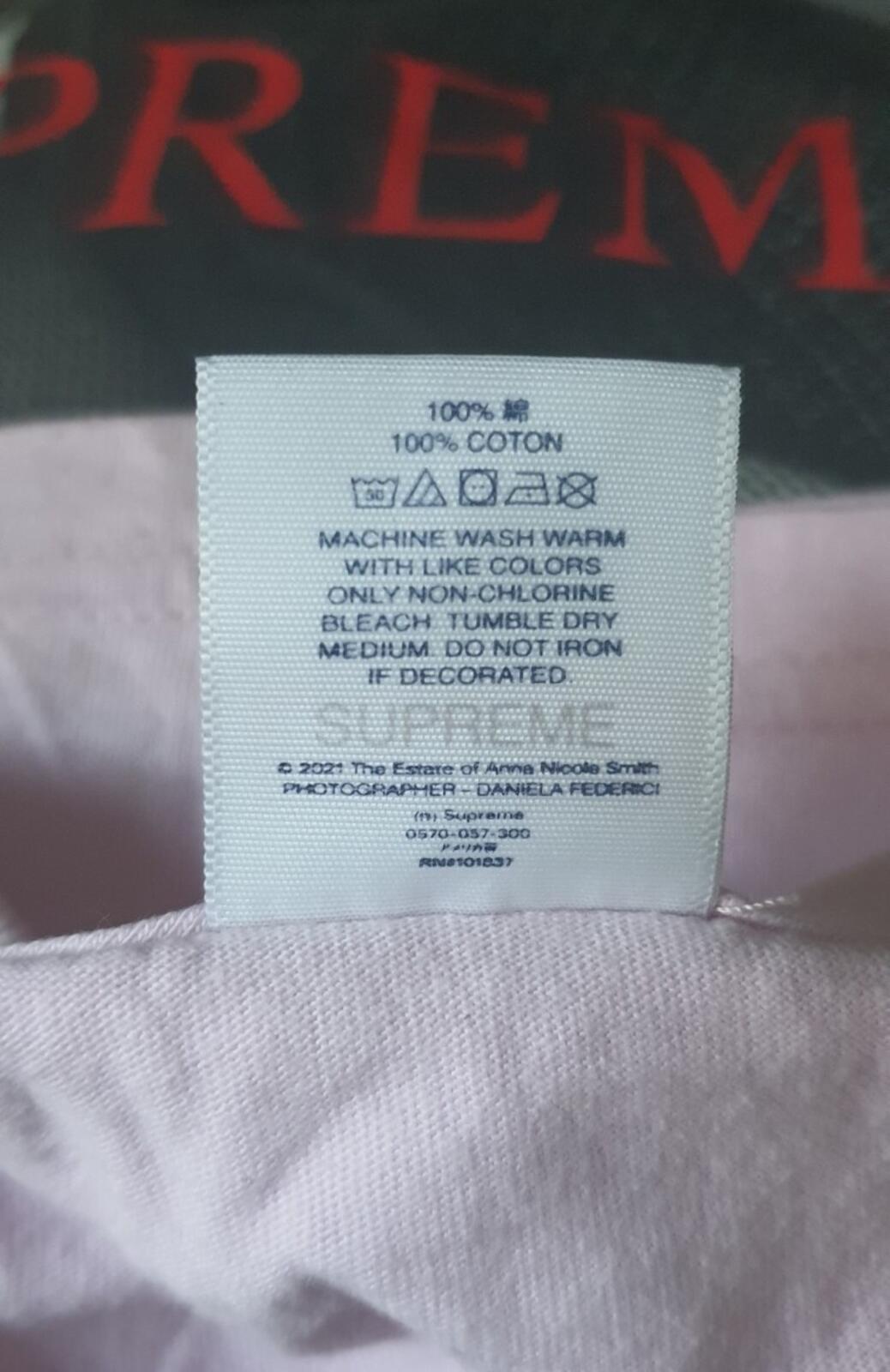 SS21 Supreme Anna Nicole Smith tee Light pink t-shirt size M medium