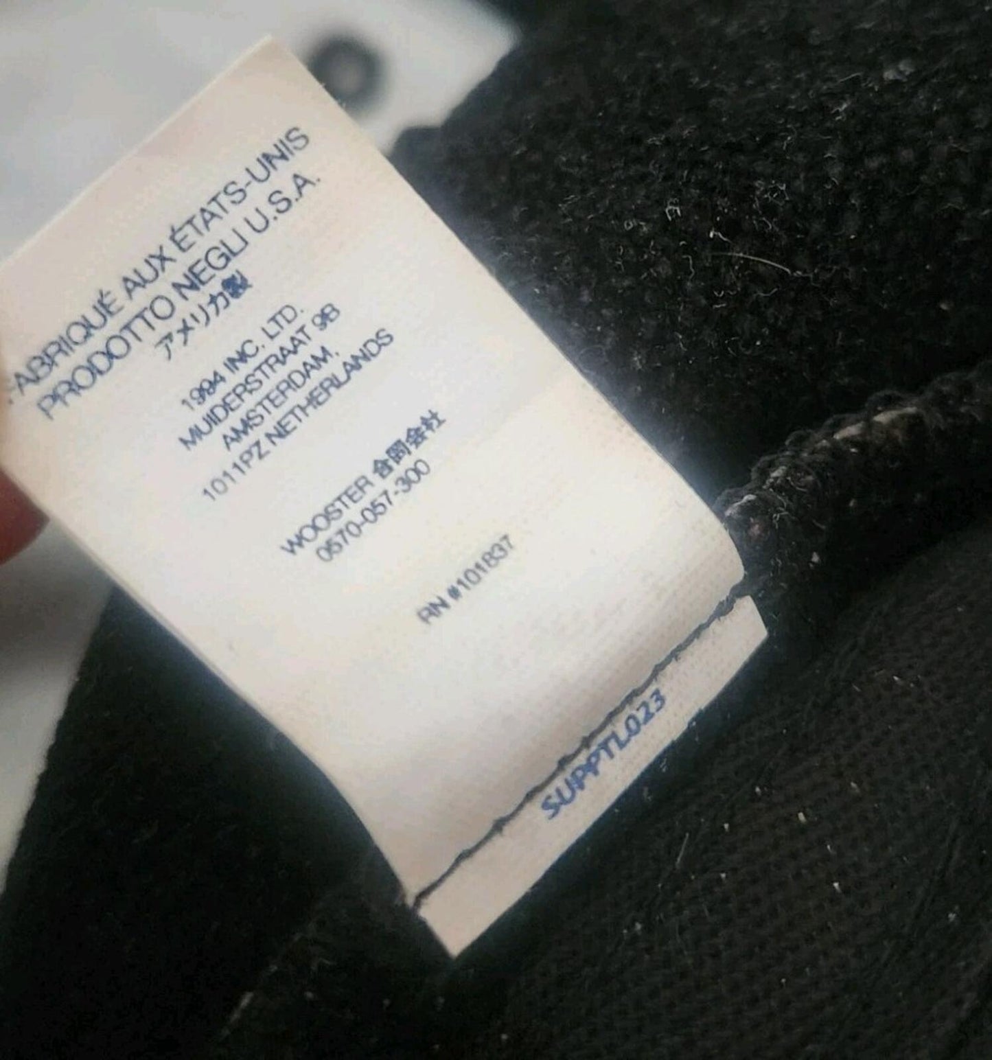 SS23 Supreme Classic Logo 6-panel Black Hat Cap